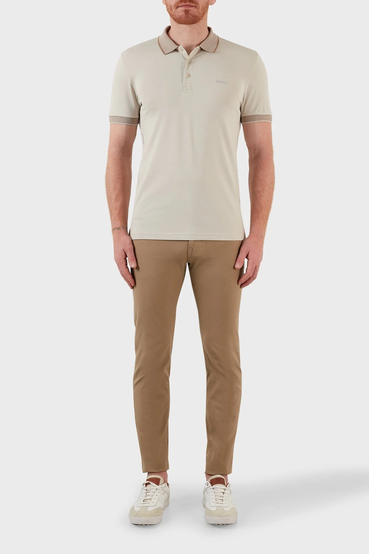 Boss Pamuklu Normal Bel Regular Fit Düz Paça Jeans Erkek Kot Pantolon 50467818 269 CAMEL - 1