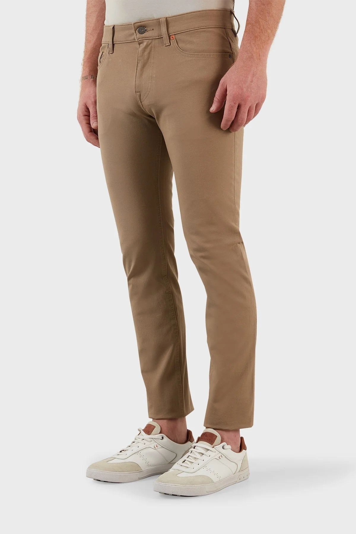 Boss Pamuklu Normal Bel Regular Fit Düz Paça Jeans Erkek Kot Pantolon 50467818 269 CAMEL - 4