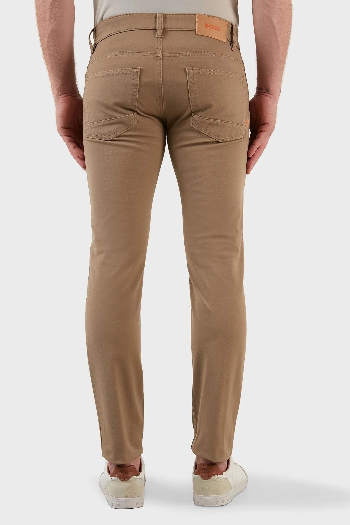 Boss Pamuklu Normal Bel Regular Fit Düz Paça Jeans Erkek Kot Pantolon 50467818 269 CAMEL - 6
