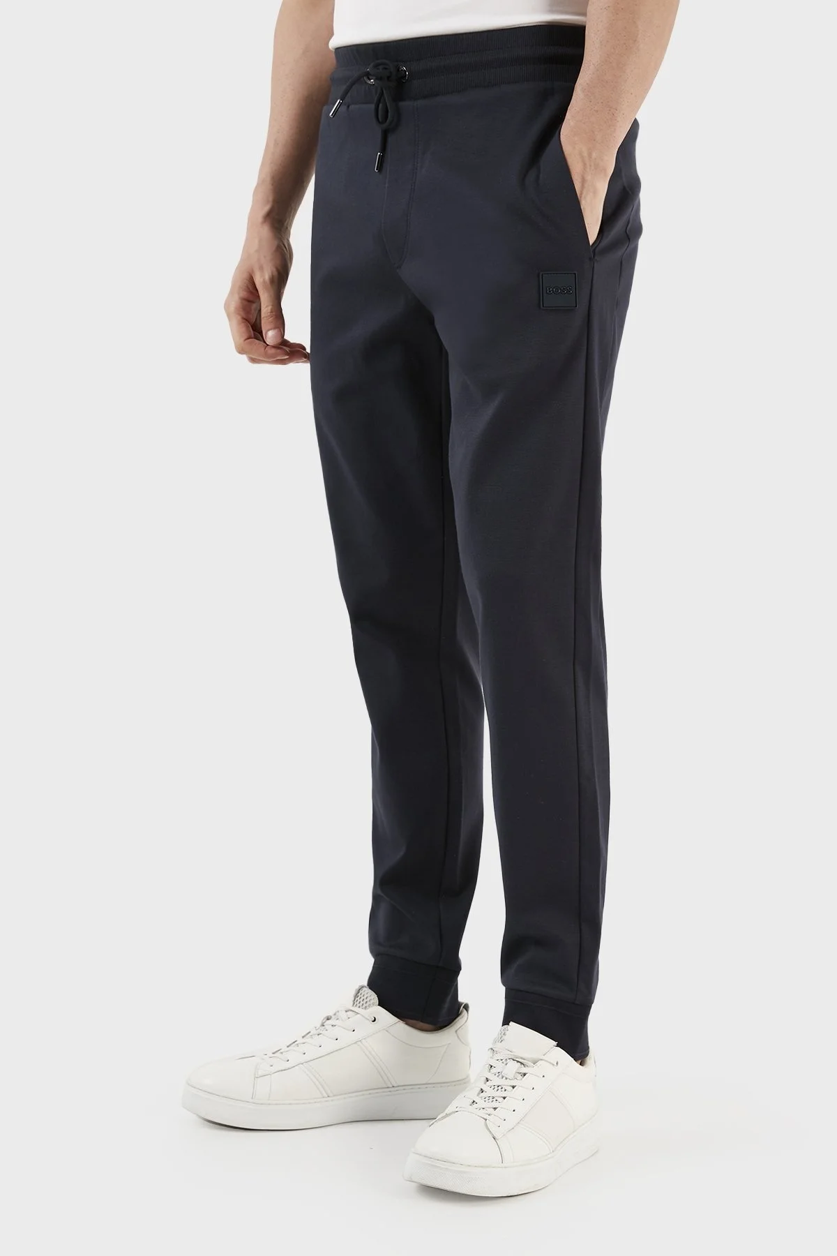Boss Pamuklu Normal Bel Regular Fit Jogger Spor Erkek Pantolon 50485181 404 LACİVERT - 2