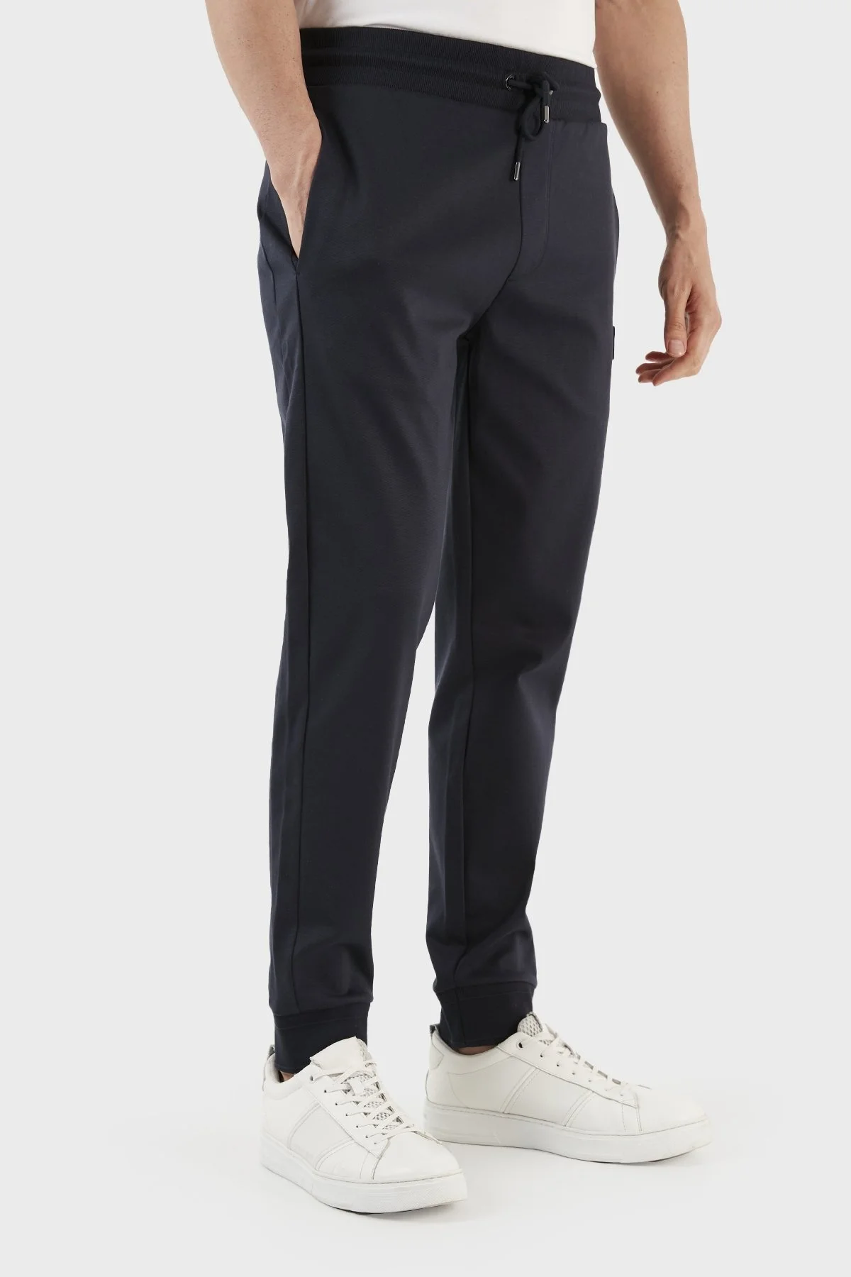 Boss Pamuklu Normal Bel Regular Fit Jogger Spor Erkek Pantolon 50485181 404 LACİVERT - 3