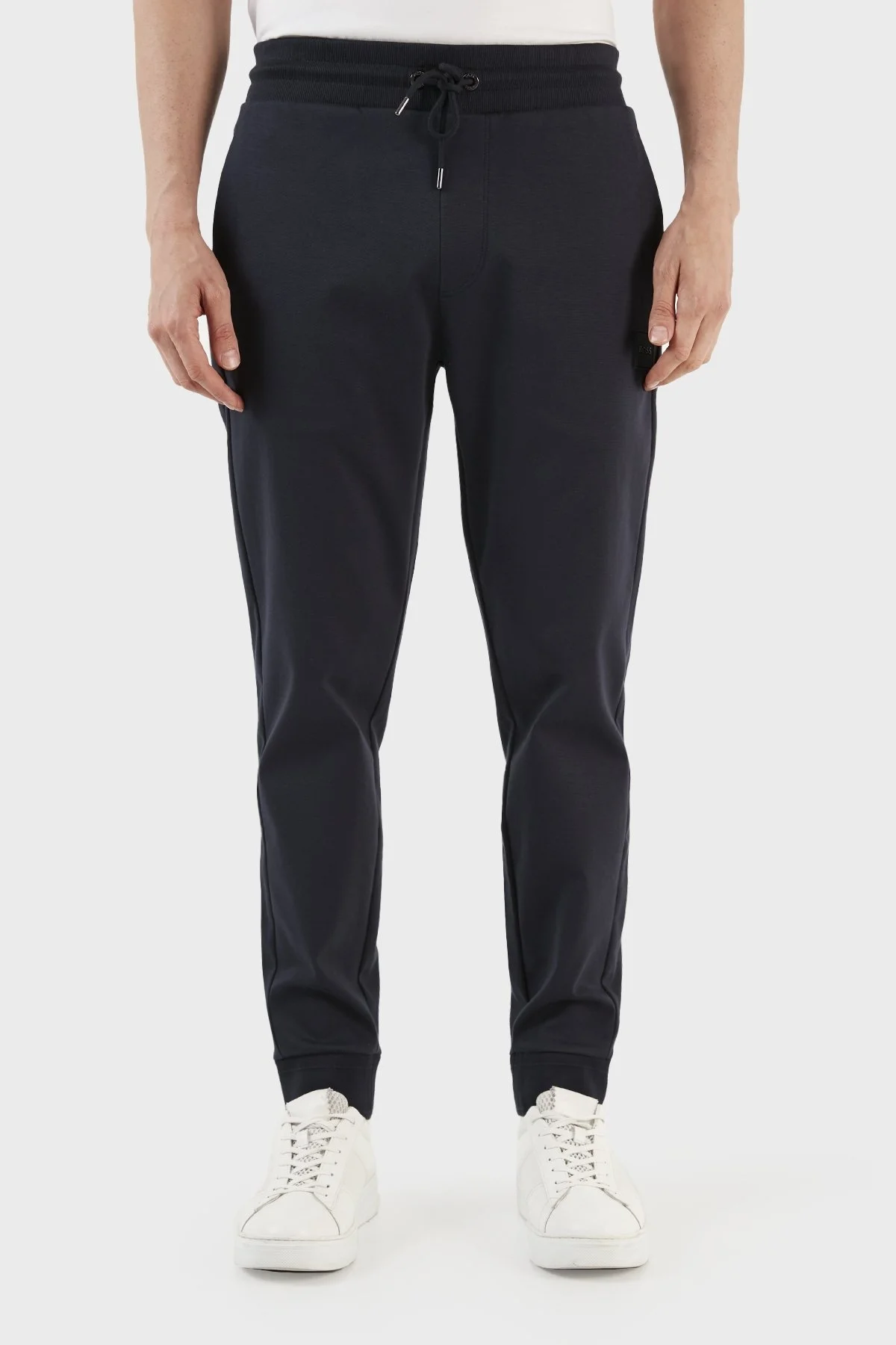 Boss Pamuklu Normal Bel Regular Fit Jogger Spor Erkek Pantolon 50485181 404 LACİVERT - 4