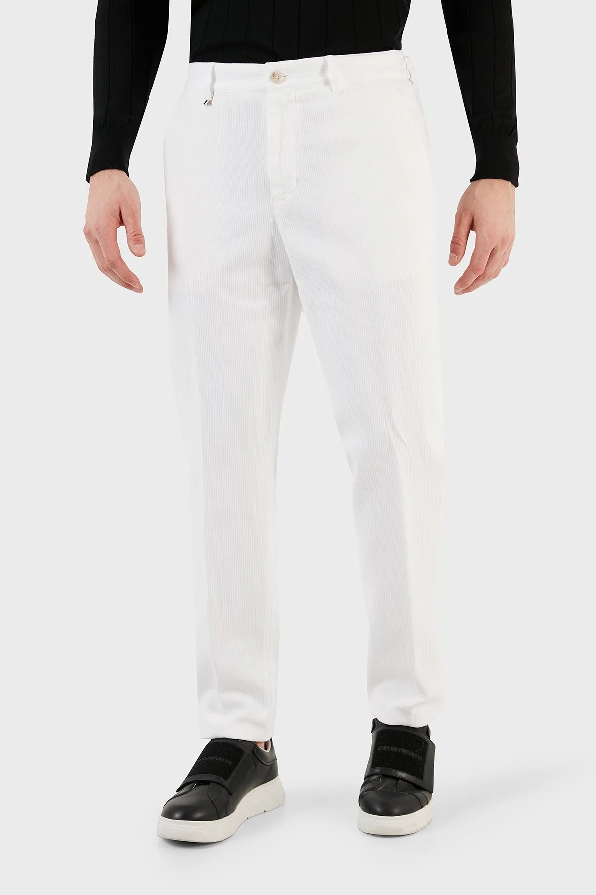 Boss Pamuklu Normal Bel Relaxed Fit Erkek Pantolon 50501877 100 BEYAZ - 2