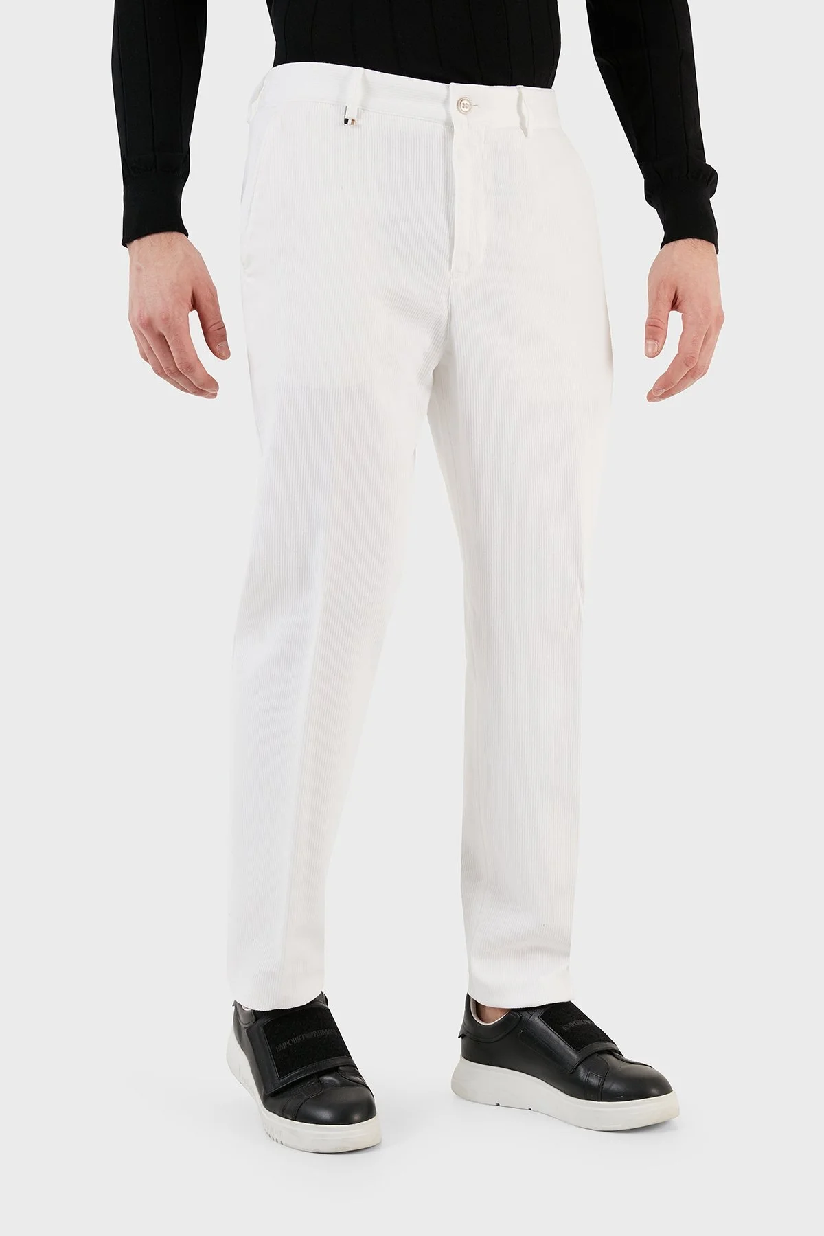 Boss Pamuklu Normal Bel Relaxed Fit Erkek Pantolon 50501877 100 BEYAZ - 3