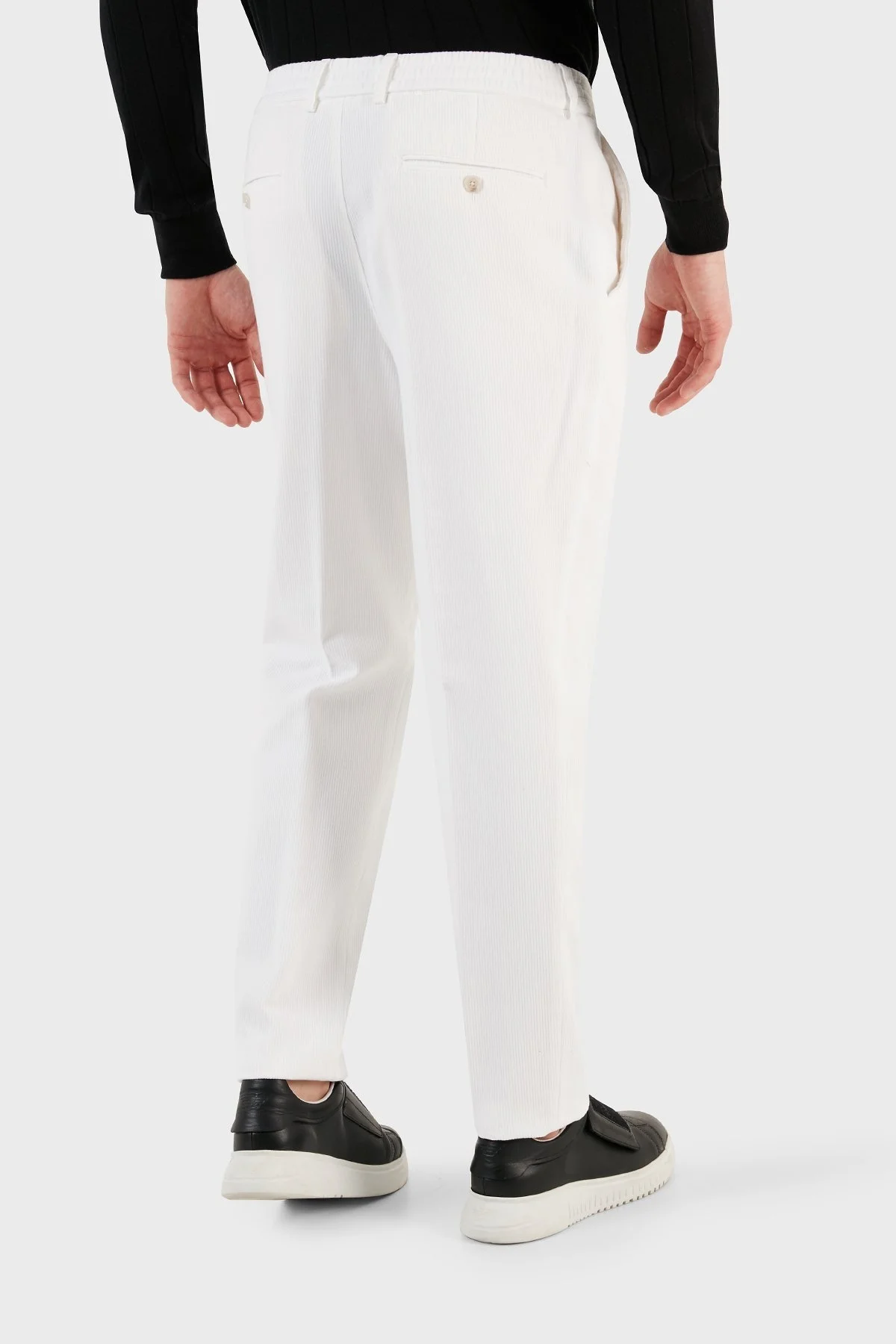 Boss Pamuklu Normal Bel Relaxed Fit Erkek Pantolon 50501877 100 BEYAZ - 4