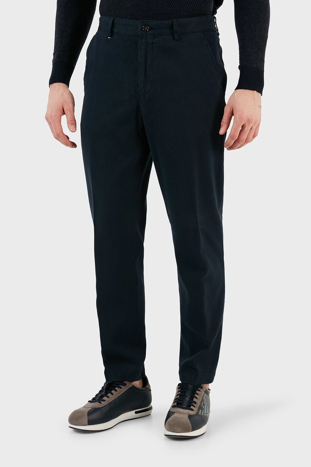 Boss Pamuklu Normal Bel Relaxed Fit Erkek Pantolon 50501877 404 LACİVERT - 2