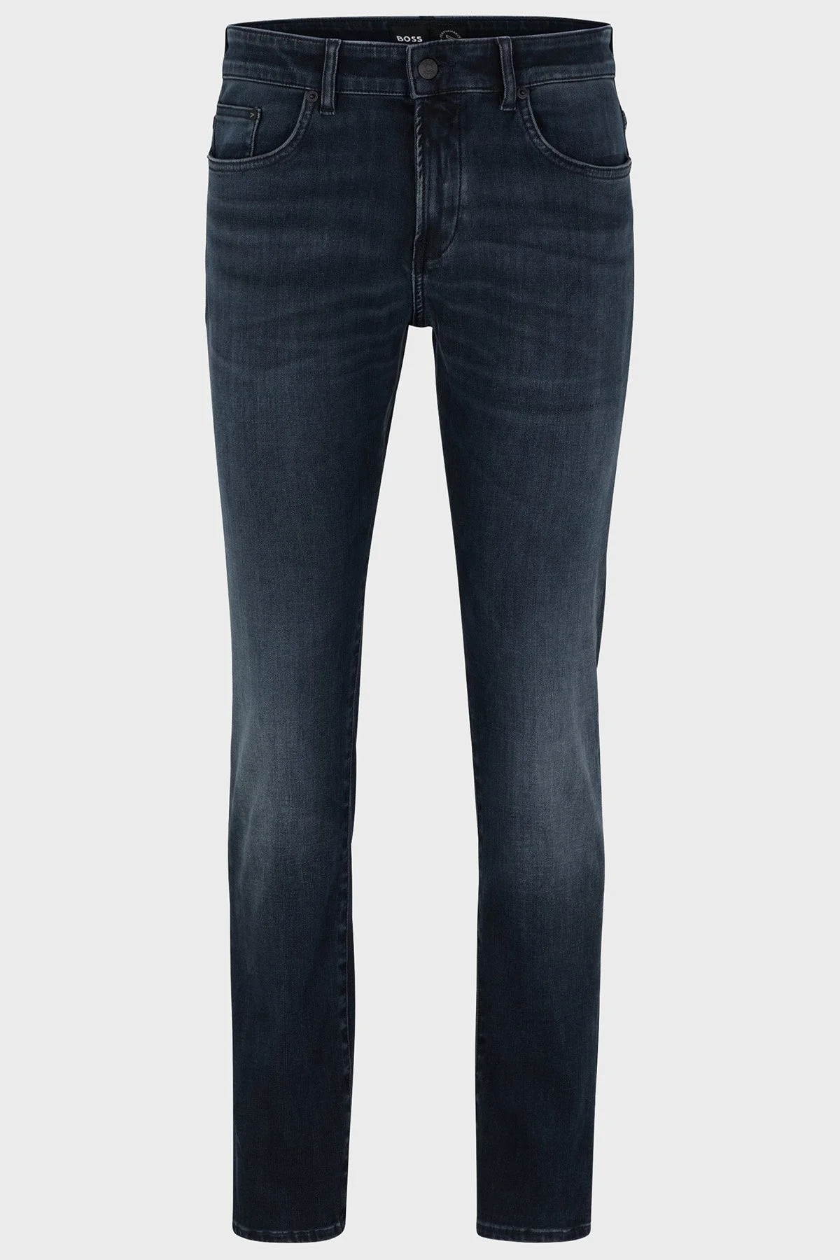 Boss P-Delaware Pamuklu Normal Bel Slim Fit Düz Paça Jeans Erkek Kot Pantolon 50496986 003 LACİVERT - 5