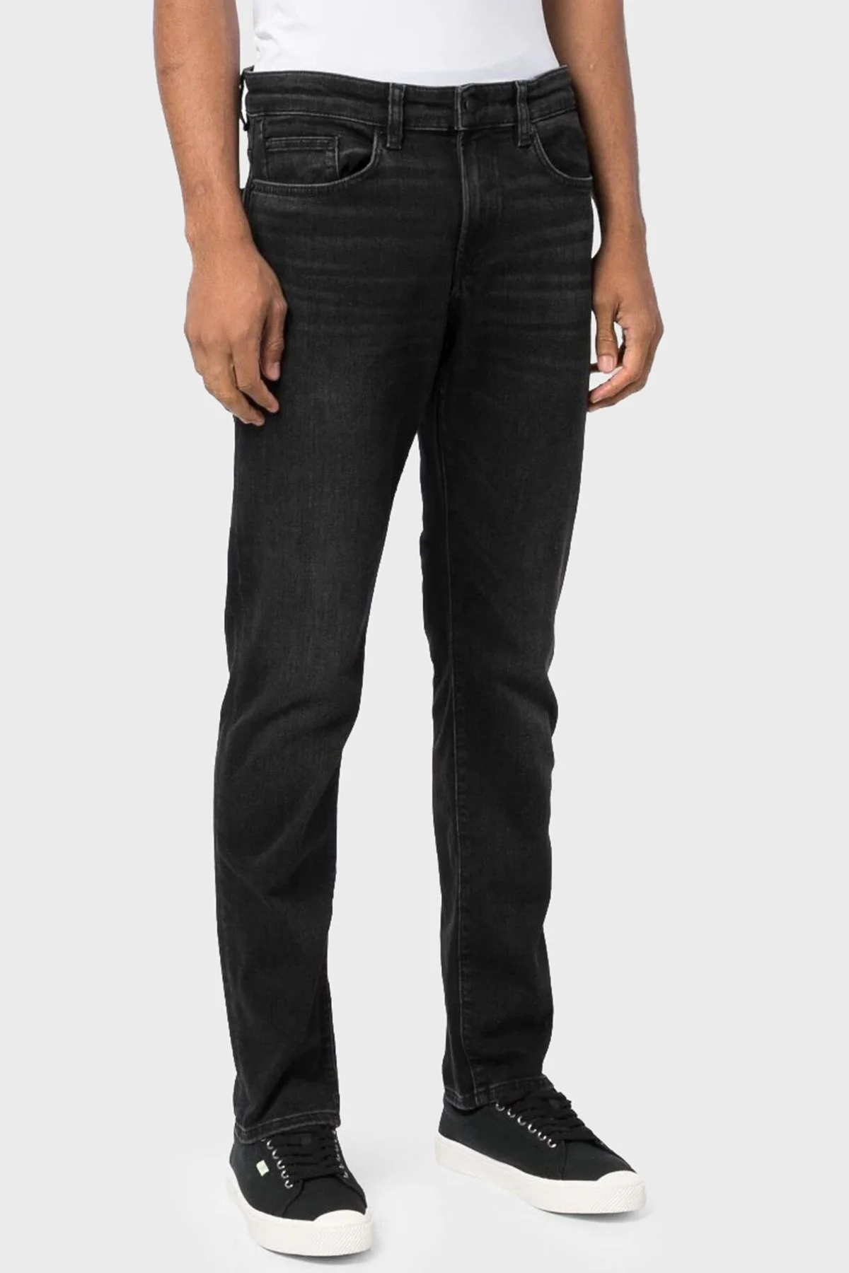 Boss P-Delaware 3-1 Pamuklu Normal Bel Slim Fit Düz Paça Jeans Erkek Kot Pantolon 50496989 004 SİYAH - 1