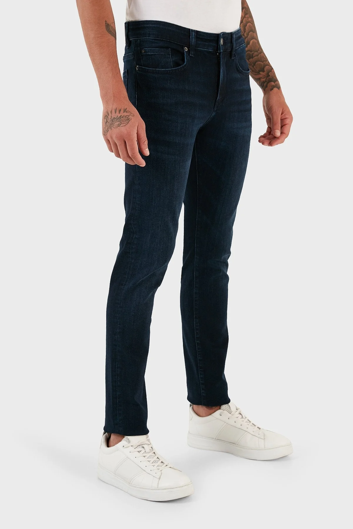 Boss P-Delaware Pamuklu Normal Bel Slim Fit Düz Paça Jeans Erkek Kot Pantolon 50496988 418 KOYU MAVİ - 2