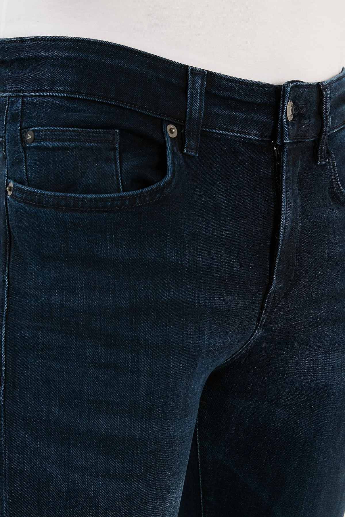 Boss P-Delaware Pamuklu Normal Bel Slim Fit Düz Paça Jeans Erkek Kot Pantolon 50496988 418 KOYU MAVİ - 3