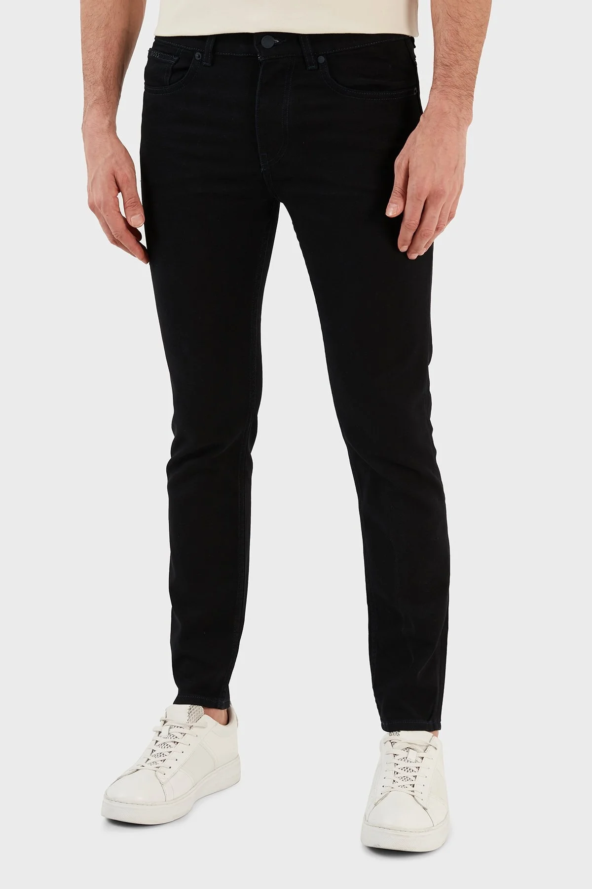 Boss Delano-20 Pamuklu Normal Bel Slim Fit Erkek Pantolon 50484947 404 LACİVERT - 2