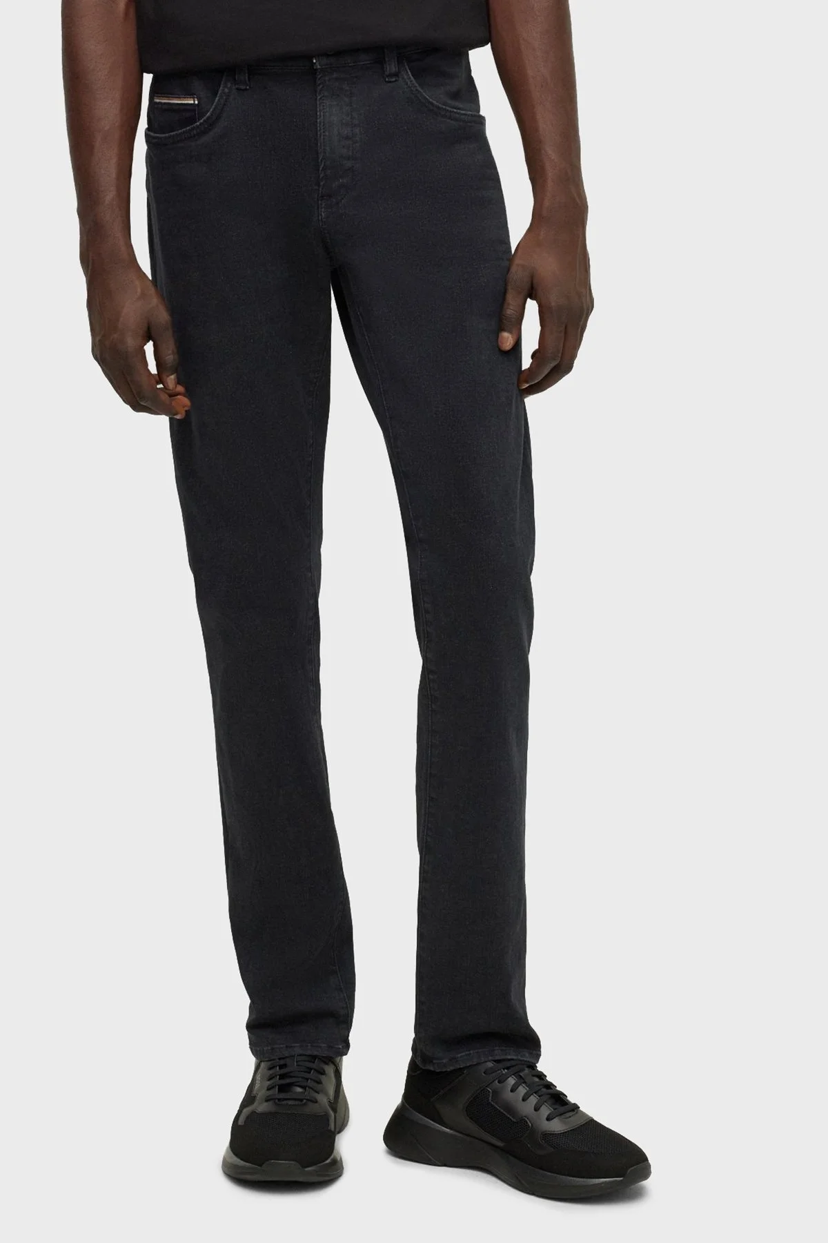 Boss Pamuklu Normal Bel Slim Fit Jeans Erkek Kot Pantolon 50479617 018 SİYAH - 2