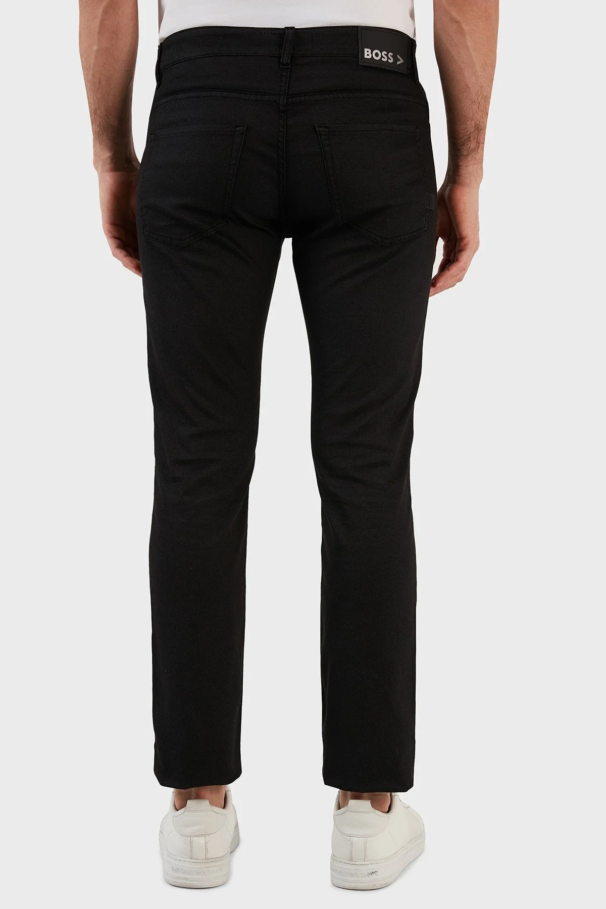 Boss Pamuklu Normal Bel Slim Fit Kısa Paça Jeans Erkek Kot Pantolon 50490526 001 SİYAH - 6