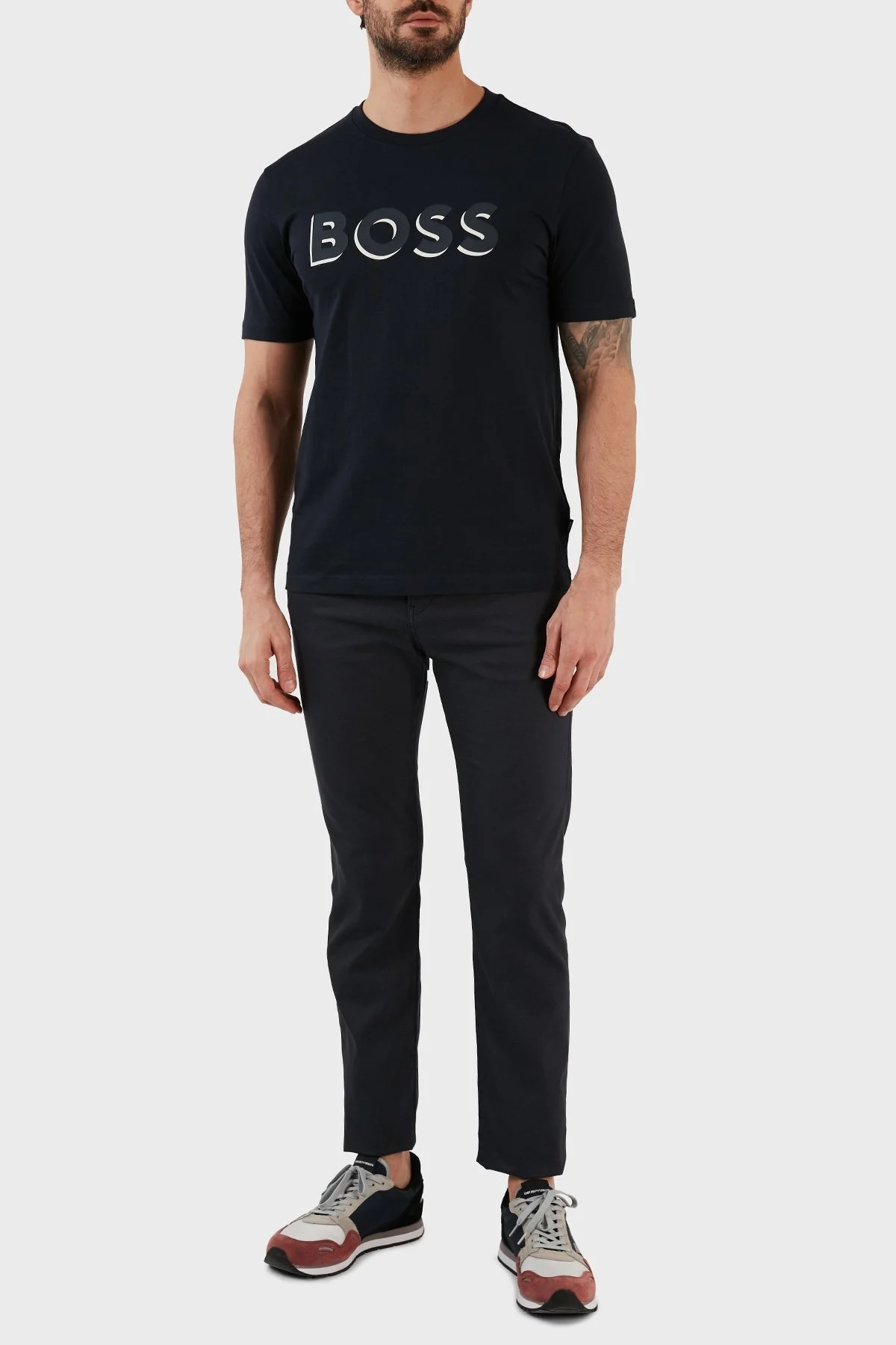 Boss Pamuklu Normal Bel Slim Fit Kısa Paça Jeans Erkek Kot Pantolon 50490526 404 LACİVERT - 1