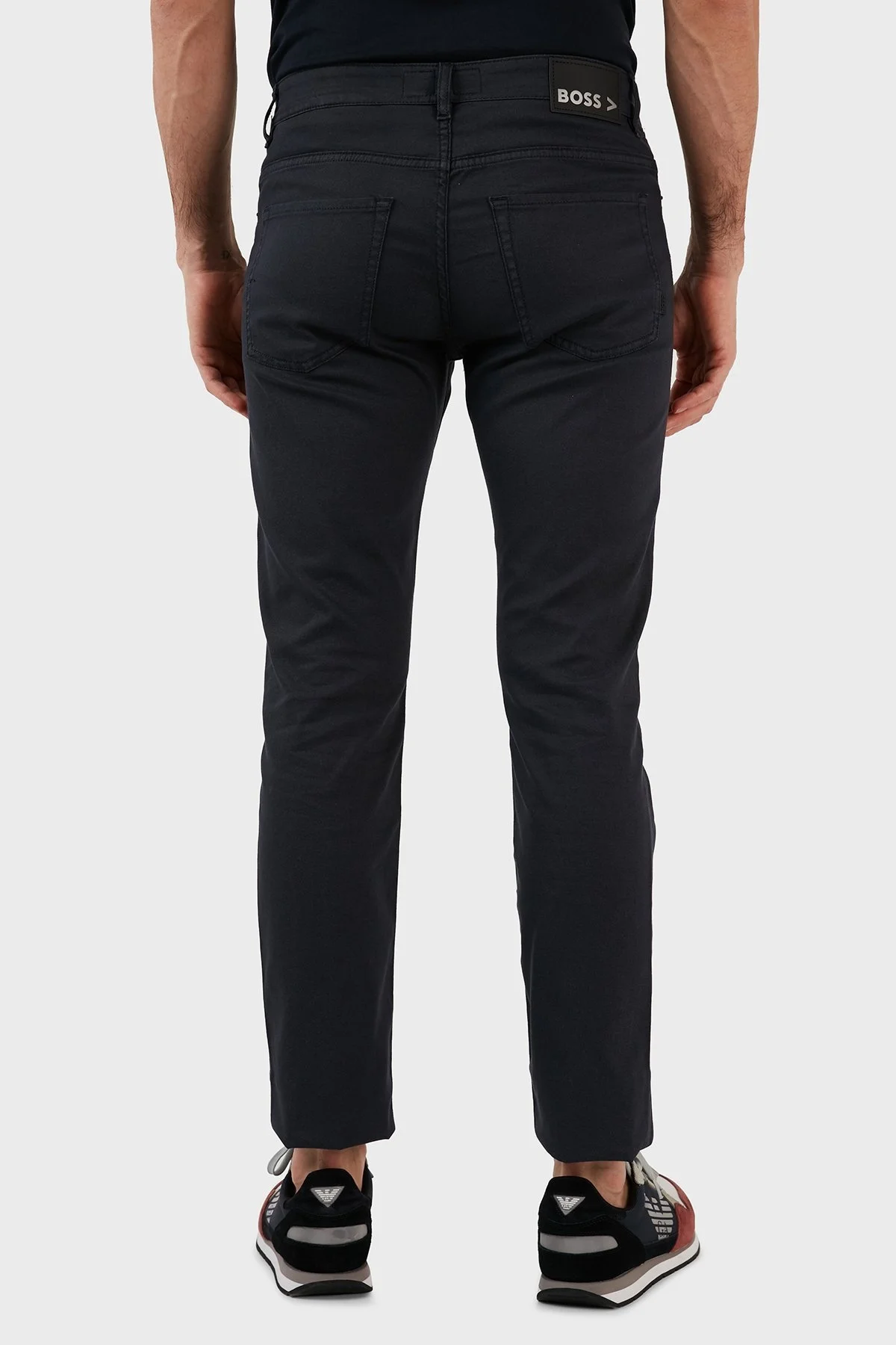 Boss Pamuklu Normal Bel Slim Fit Kısa Paça Jeans Erkek Kot Pantolon 50490526 404 LACİVERT - 6