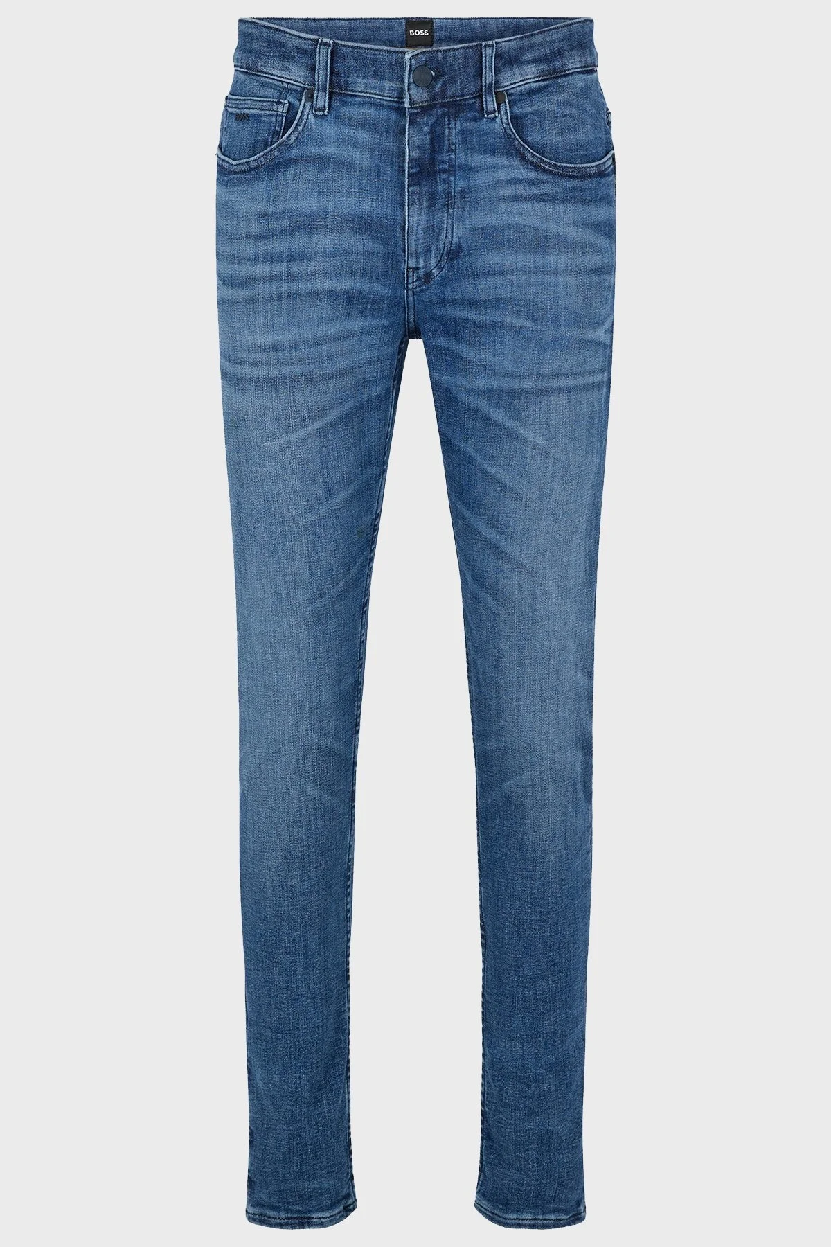 Boss Pamuklu Normal Bel Slim Fit Pantolon Erkek Kot Pantolon 50483899 423 LACİVERT - 6