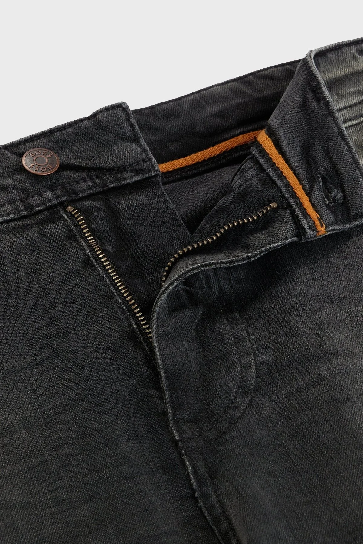 Boss Pamuklu Normal Bel Slim Fit Pantolon Erkek Kot Pantolon 50484322 007 SİYAH - 5