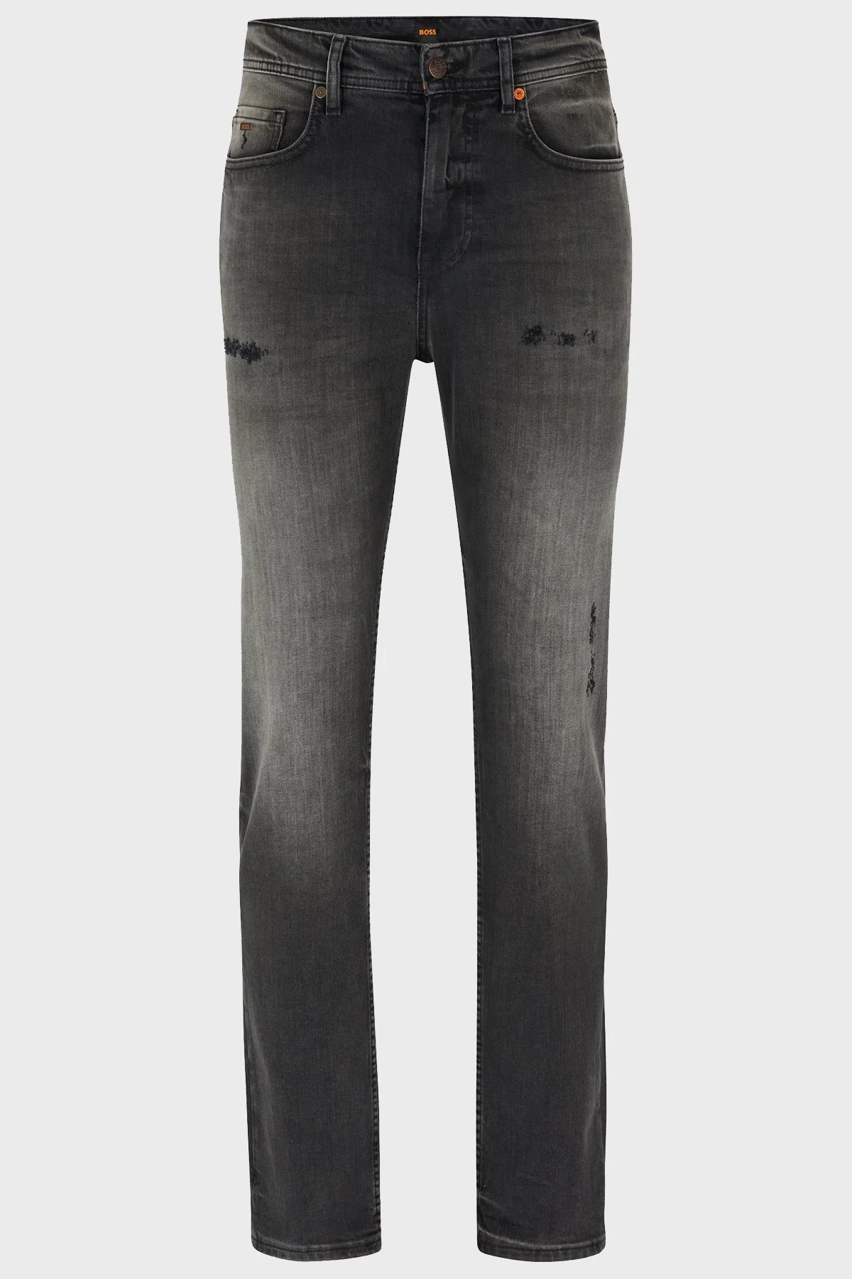 Boss Pamuklu Normal Bel Slim Fit Pantolon Erkek Kot Pantolon 50484322 007 SİYAH - 6