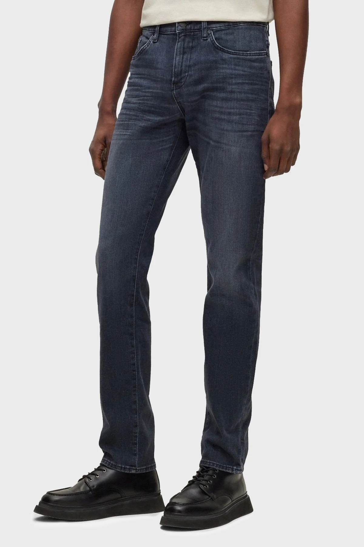 Boss Pamuklu Normal Bel Slim Fit Pantolon Erkek Kot Pantolon 50490992 040 LACİVERT - 7