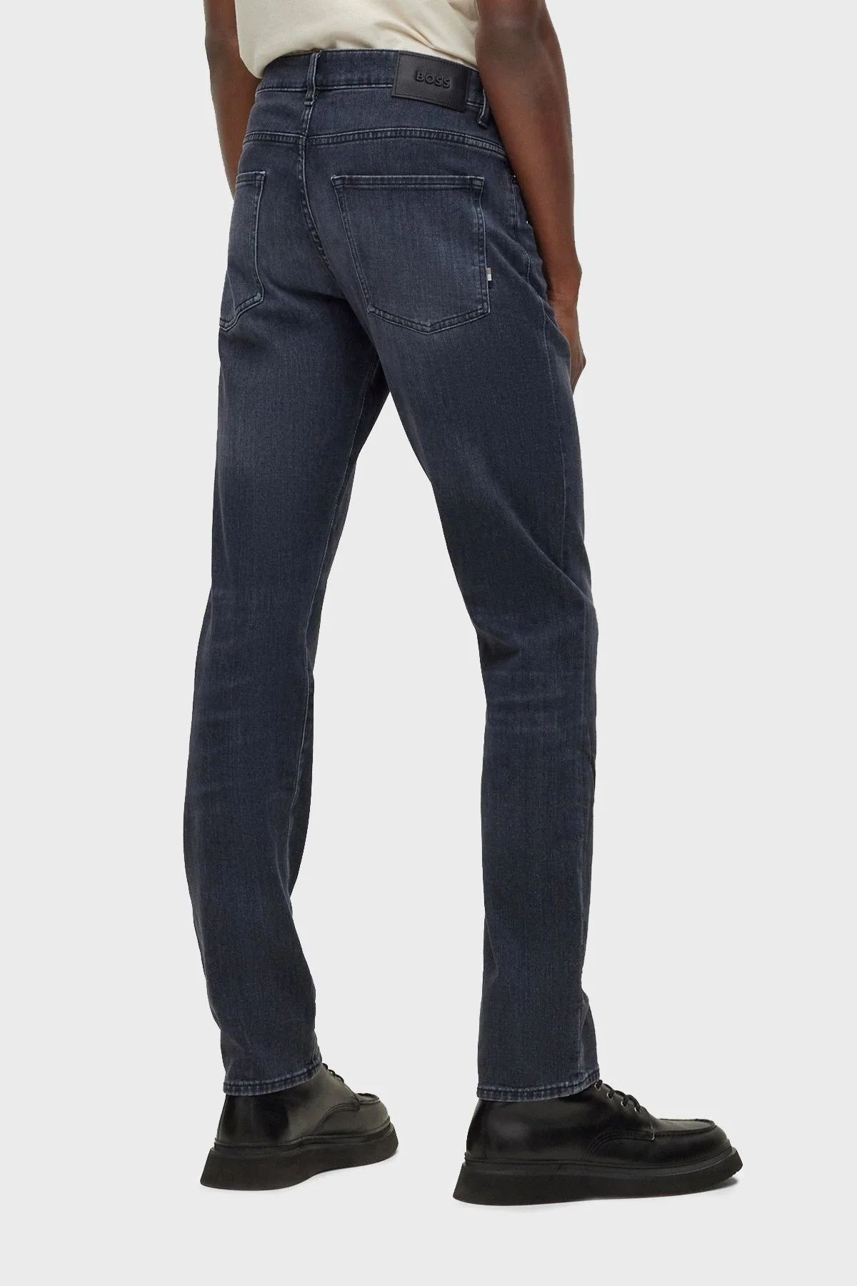 Boss Pamuklu Normal Bel Slim Fit Pantolon Erkek Kot Pantolon 50490992 040 LACİVERT - 9