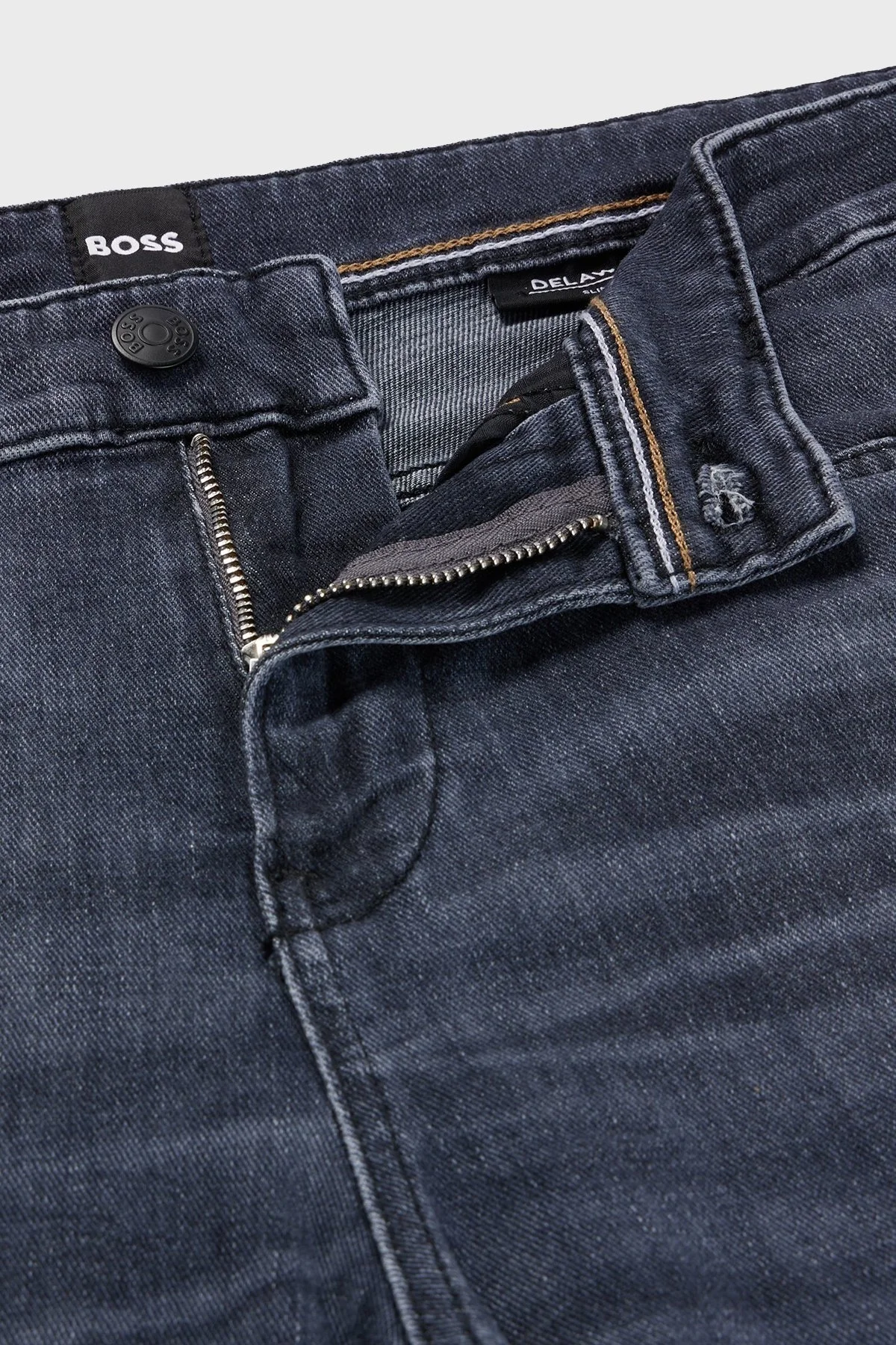 Boss Pamuklu Normal Bel Slim Fit Pantolon Erkek Kot Pantolon 50490992 040 LACİVERT - 11