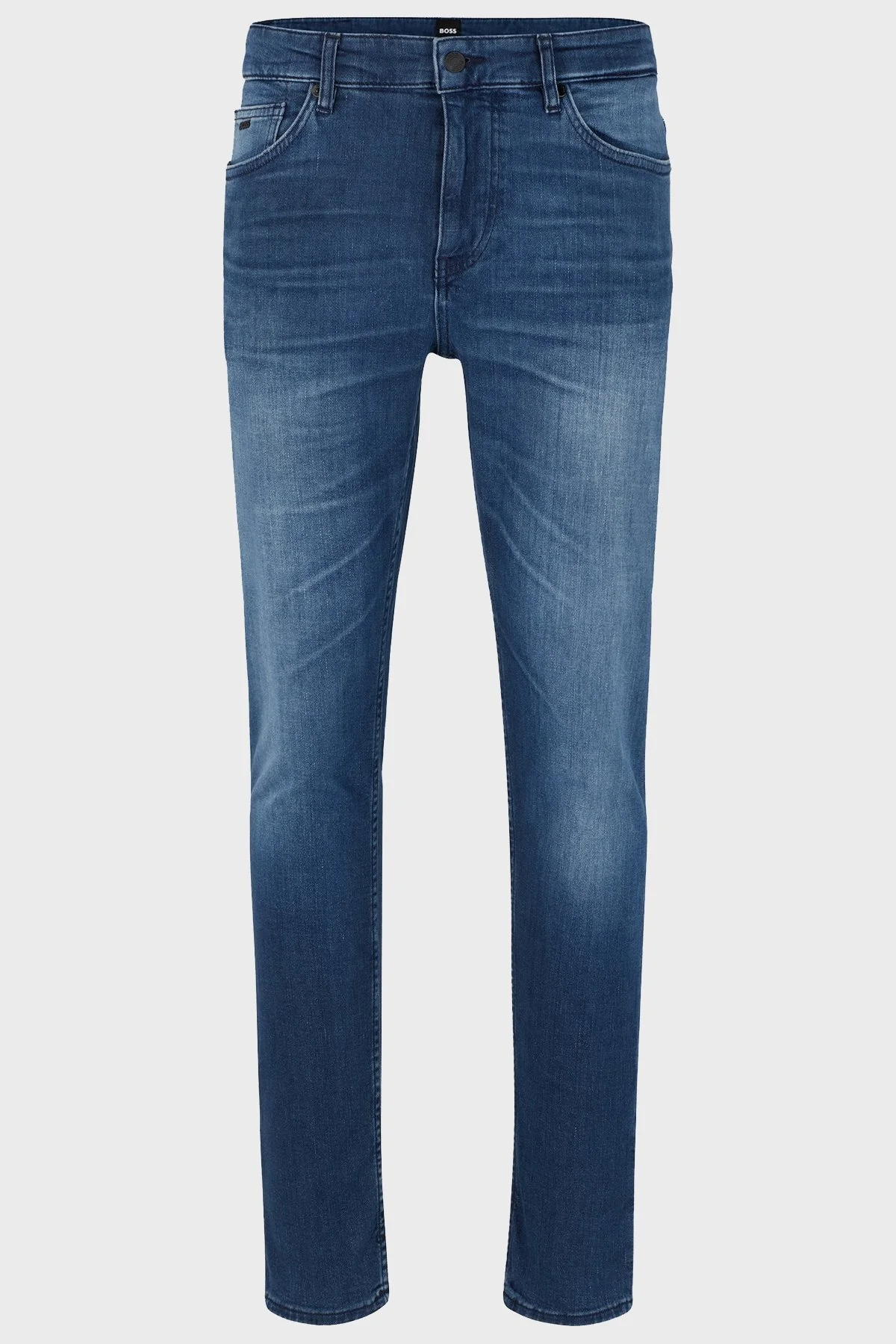 Boss Pamuklu Normal Bel Slim Fit Pantolon Erkek Kot Pantolon 50491002 421 LACİVERT - 6