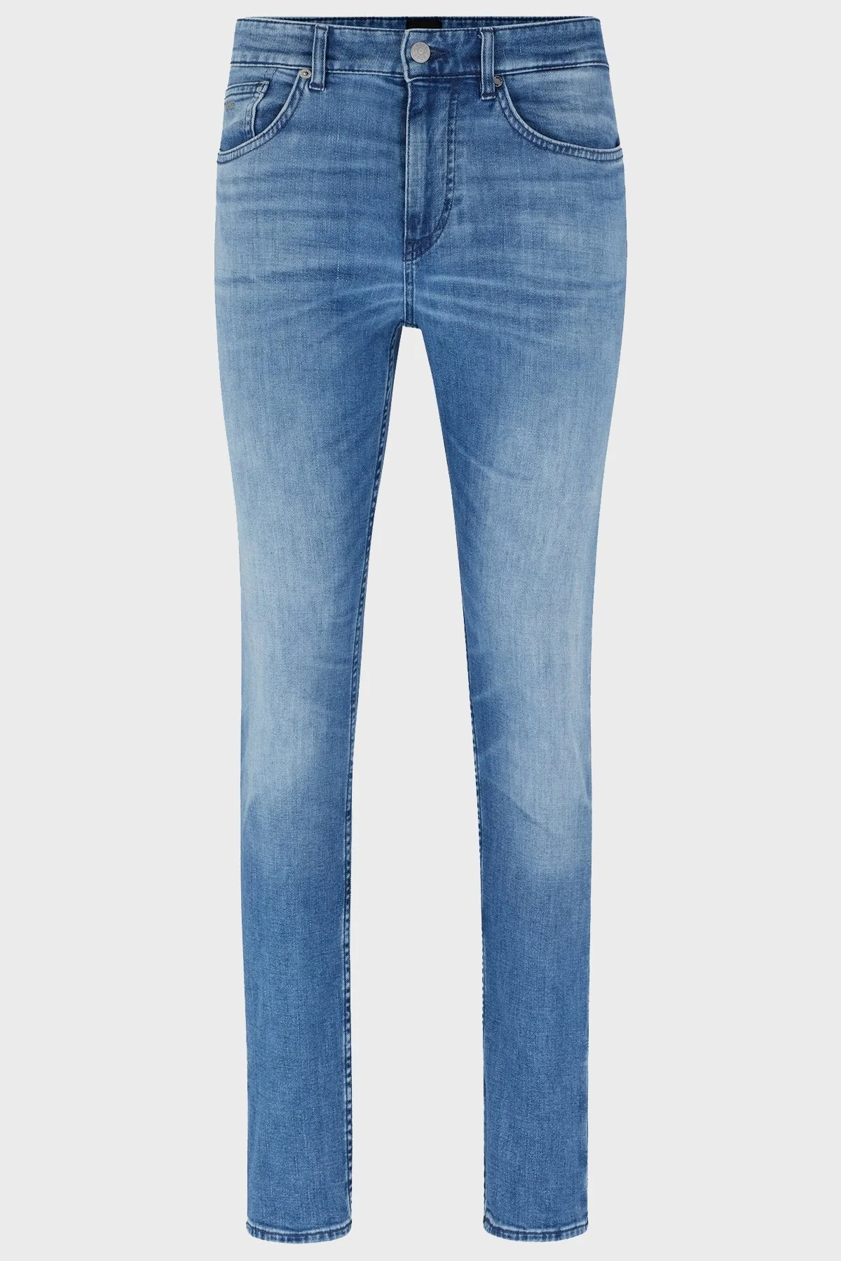 Boss Pamuklu Normal Bel Slim Fit Pantolon Erkek Kot Pantolon 50491012 430 MAVİ - 6