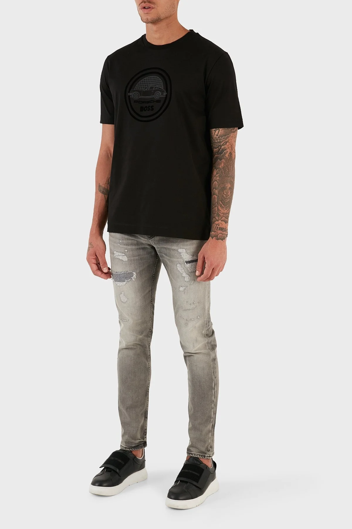 Boss Delano Pamuklu Slim Tapered Fit Dar Paça Jeans Erkek Kot Pantolon 50496515 039 GRİ - 7