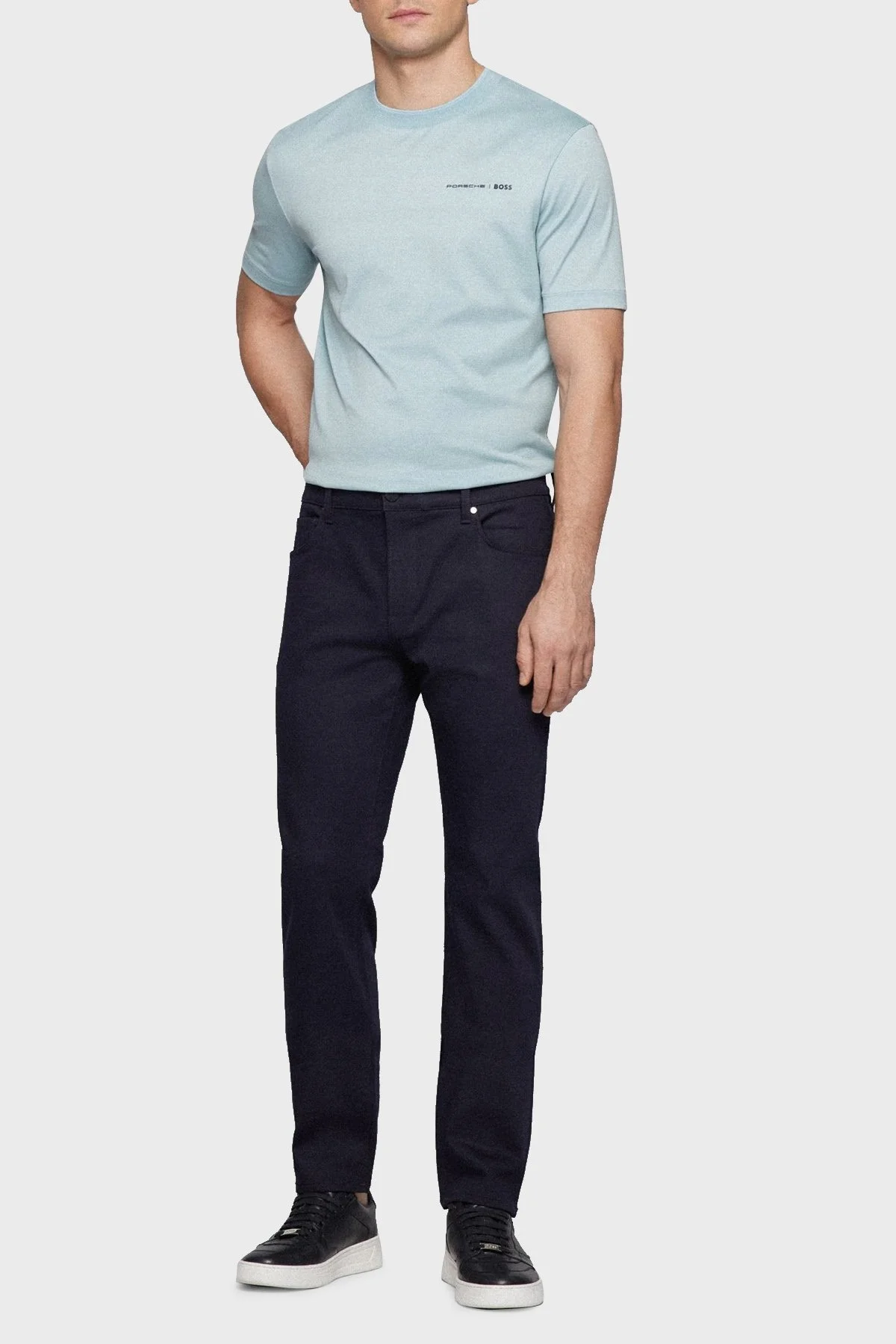 Boss Pamuklu Normal Bel Tapared Fit Jeans Erkek Kot Pantolon 50468143 404 LACİVERT - 1