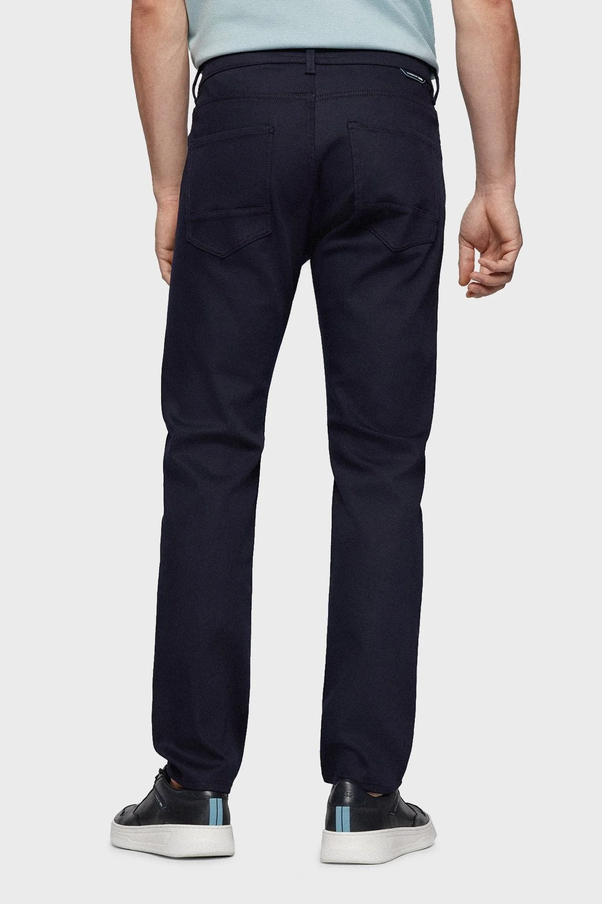 Boss Pamuklu Normal Bel Tapared Fit Jeans Erkek Kot Pantolon 50468143 404 LACİVERT - 3