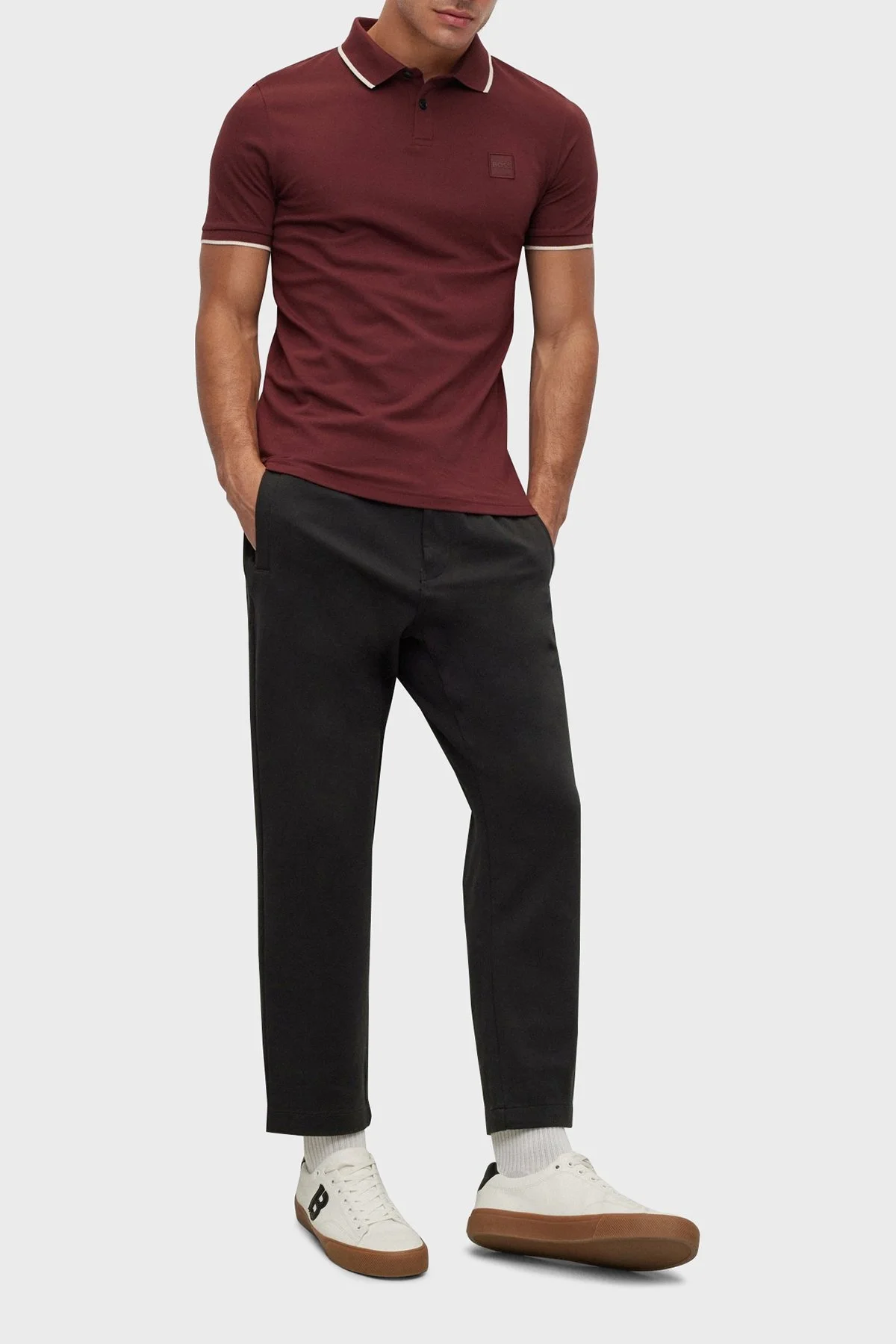 Boss Pamuklu Normal Bel Tapered Fit Chino Erkek Pantolon 50478906 001 SİYAH - 1