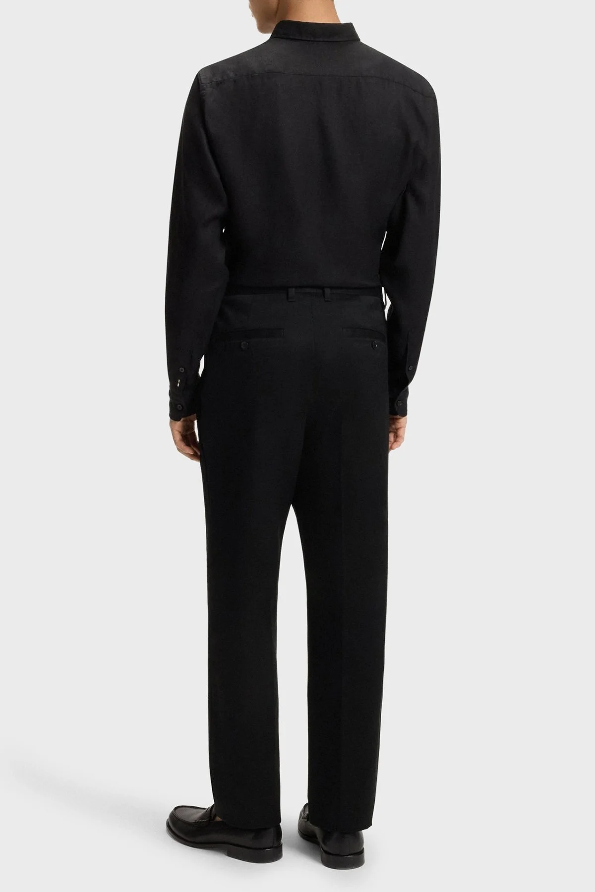 Boss Pamuklu Plise Detaylı Relaxed Fit Düz Paça Erkek Pantolon 50546925 001 SİYAH - 3