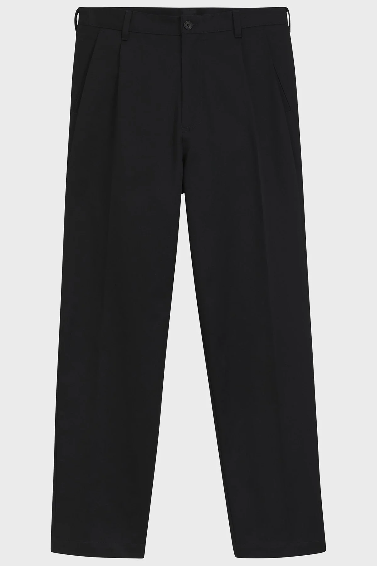 Boss Pamuklu Plise Detaylı Relaxed Fit Düz Paça Erkek Pantolon 50546925 001 SİYAH - 6