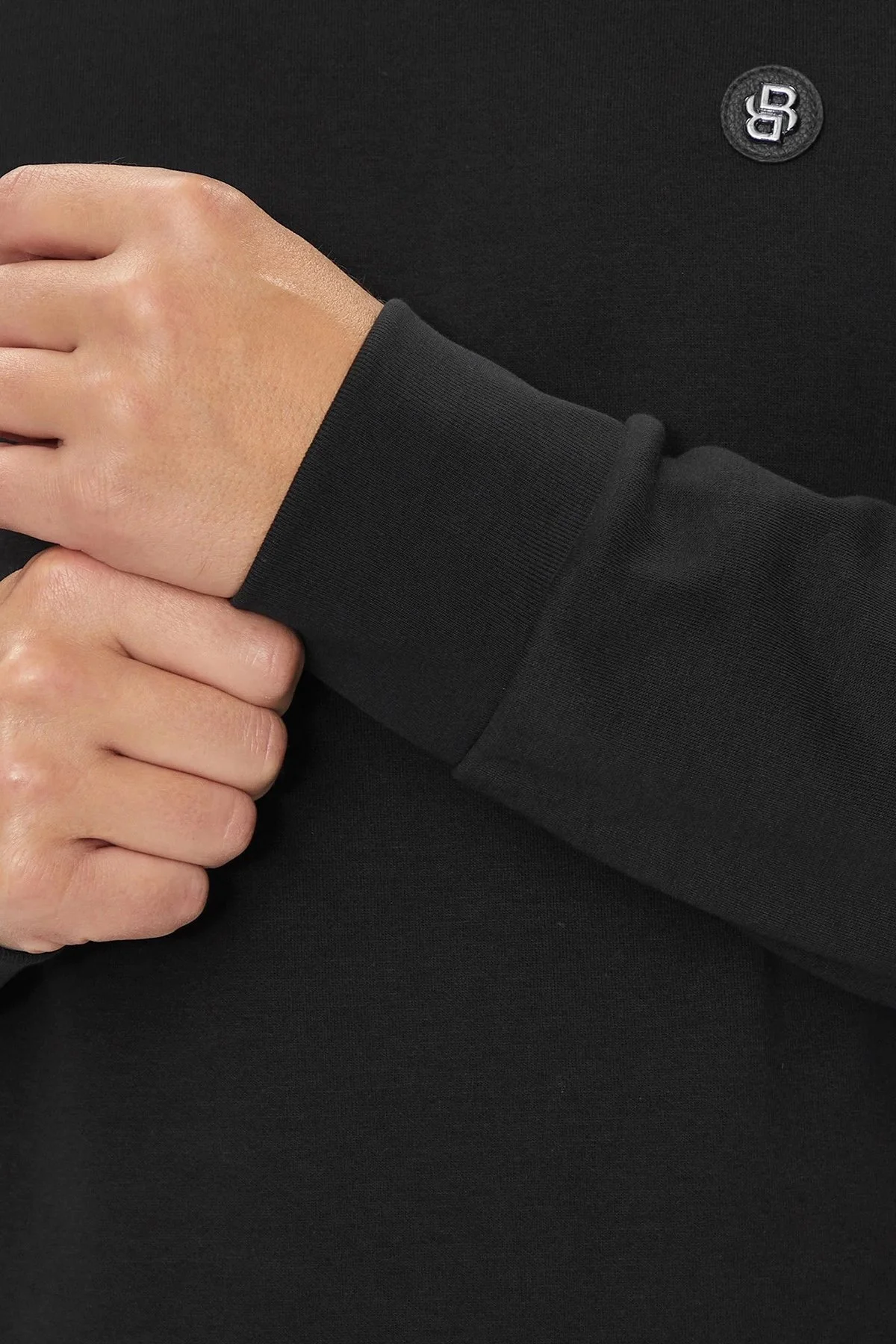 Boss Pamuklu Regular Fit Bisiklet Yaka Erkek Sweat 50520302 001 SİYAH - 5