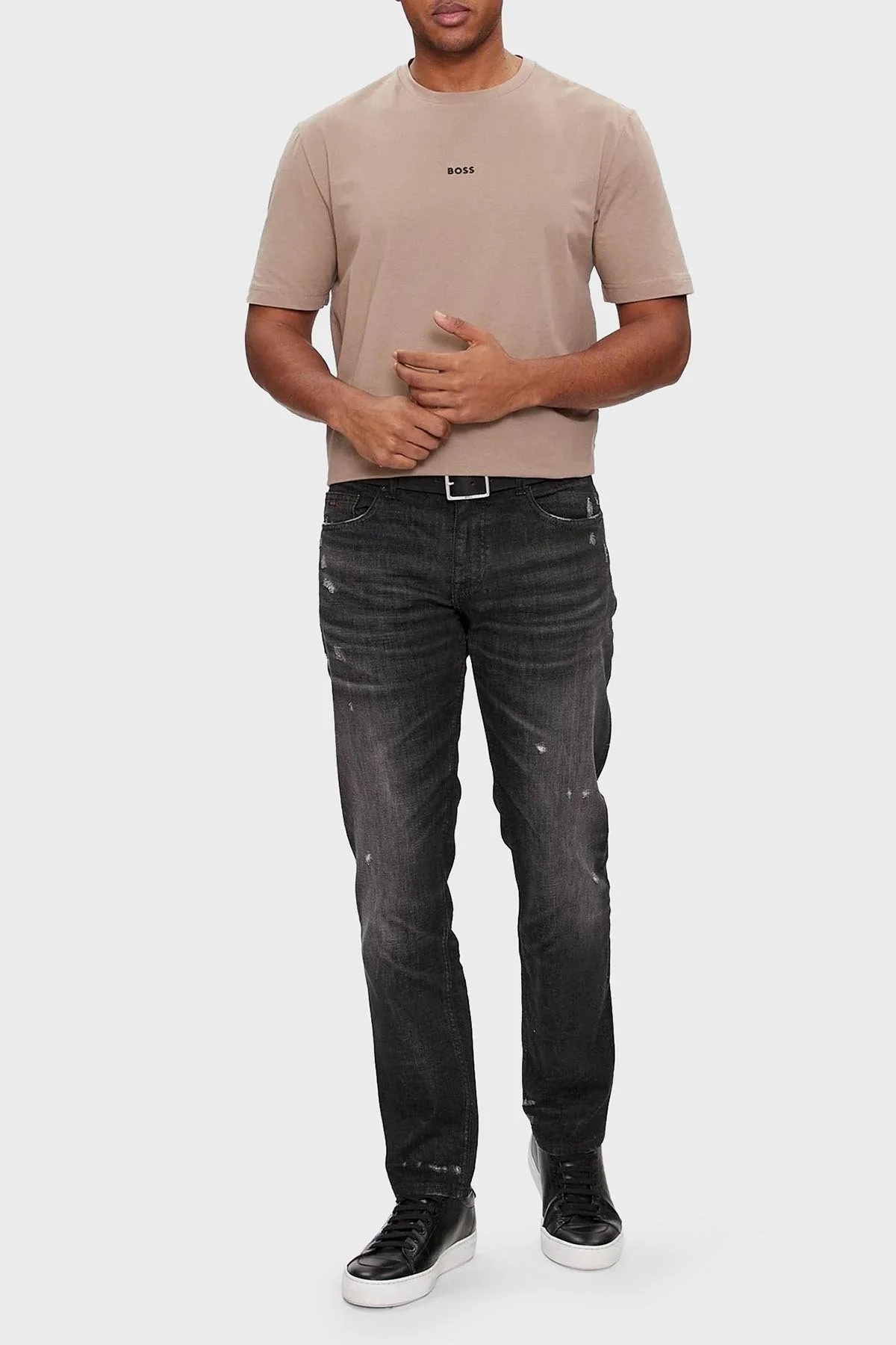 Boss Pamuklu Regular Fit Bisiklet Yaka Erkek T Shirt 50473278 246 SÜTLÜ KAHVE - 2