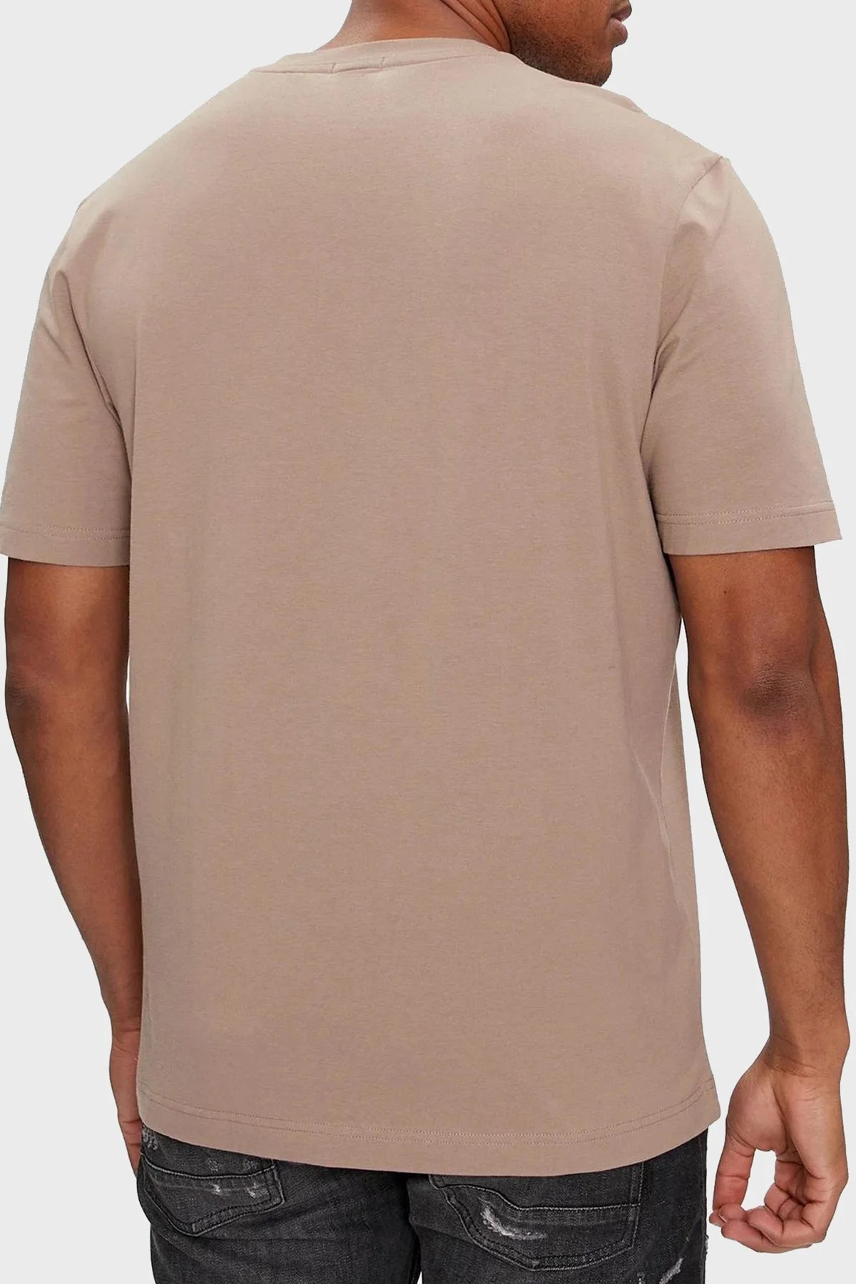 Boss Pamuklu Regular Fit Bisiklet Yaka Erkek T Shirt 50473278 246 SÜTLÜ KAHVE - 3