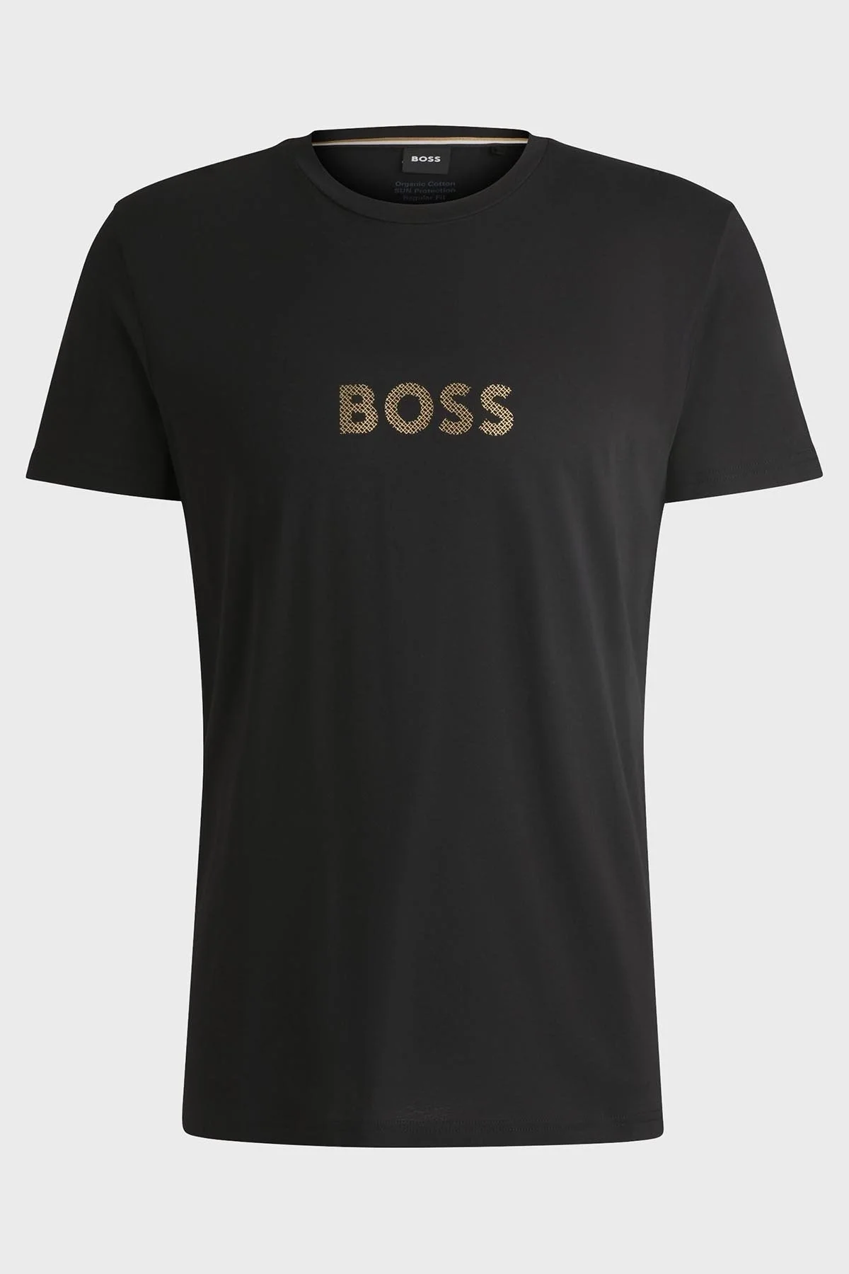 Boss Pamuklu Regular Fit Bisiklet Yaka Erkek T Shirt 50484328 006 SİYAH - 4