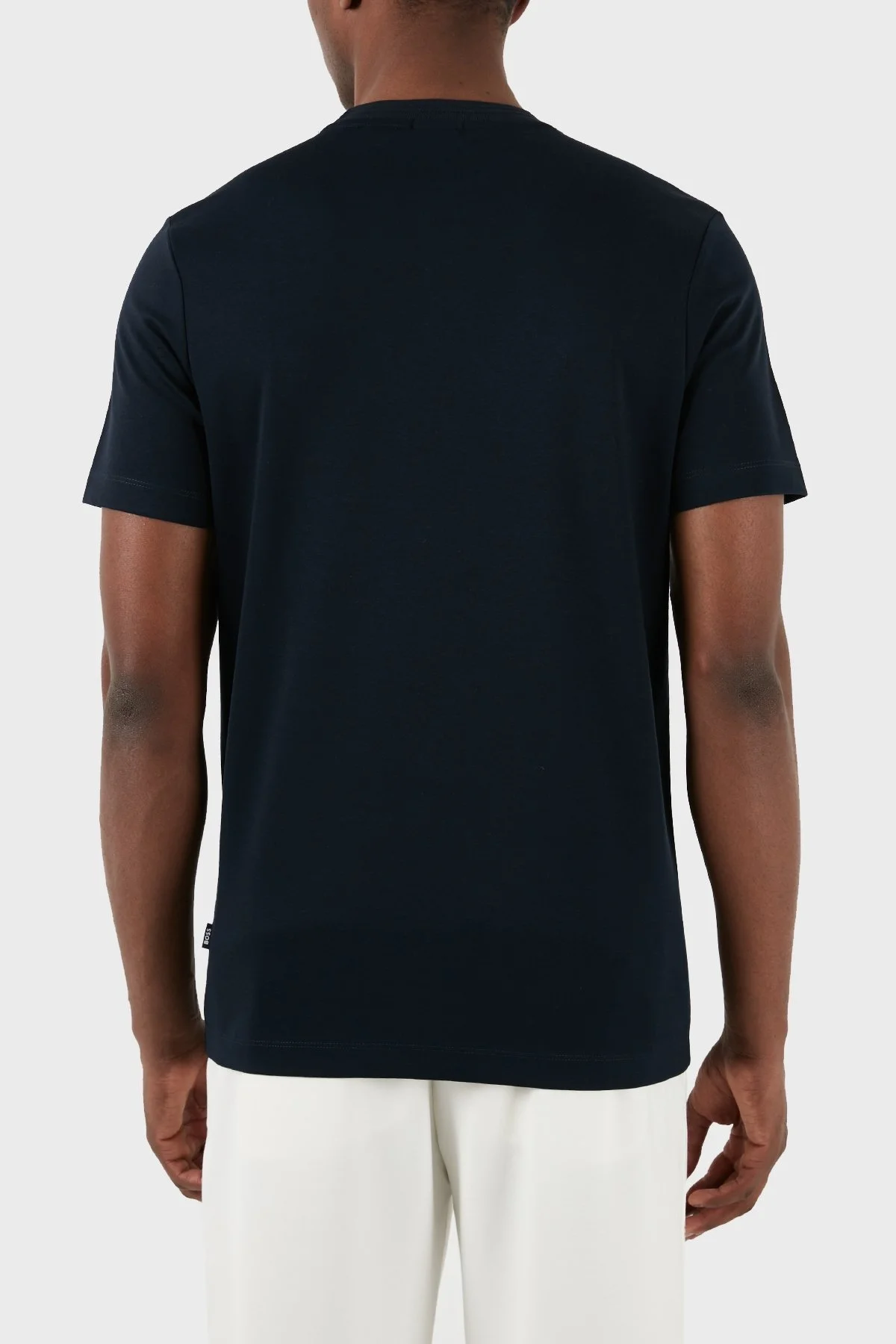 Boss Pamuklu Regular Fit Bisiklet Yaka Erkek T Shirt 50485158 405 LACİVERT - 8