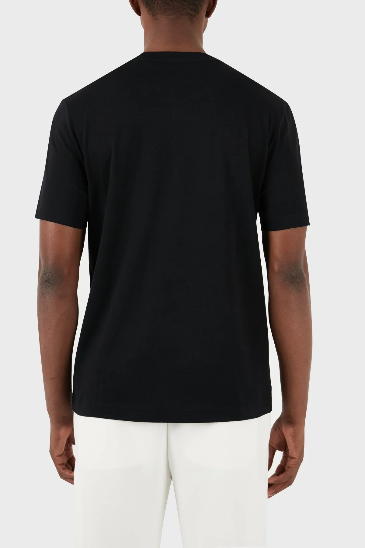 Boss Pamuklu Regular Fit Bisiklet Yaka Erkek T Shirt 50512866 001 SİYAH - 2