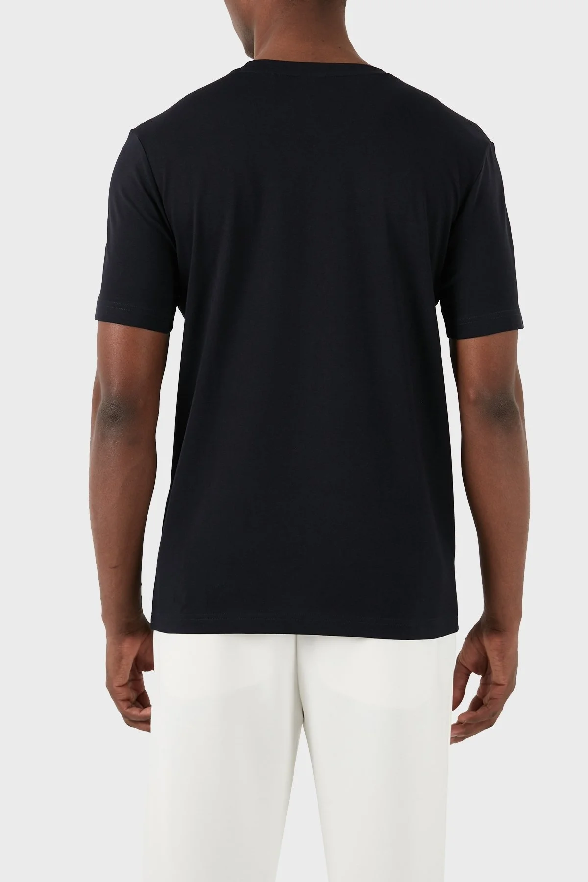 Boss Pamuklu Regular Fit Bisiklet Yaka Erkek T Shirt 50515620 402 LACİVERT - 2