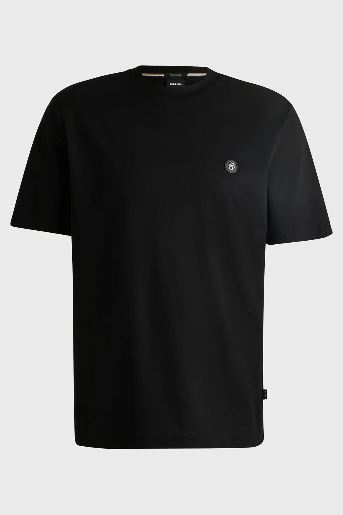 Boss Pamuklu Regular Fit Bisiklet Yaka Erkek T Shirt 50520298 001 SİYAH - 5
