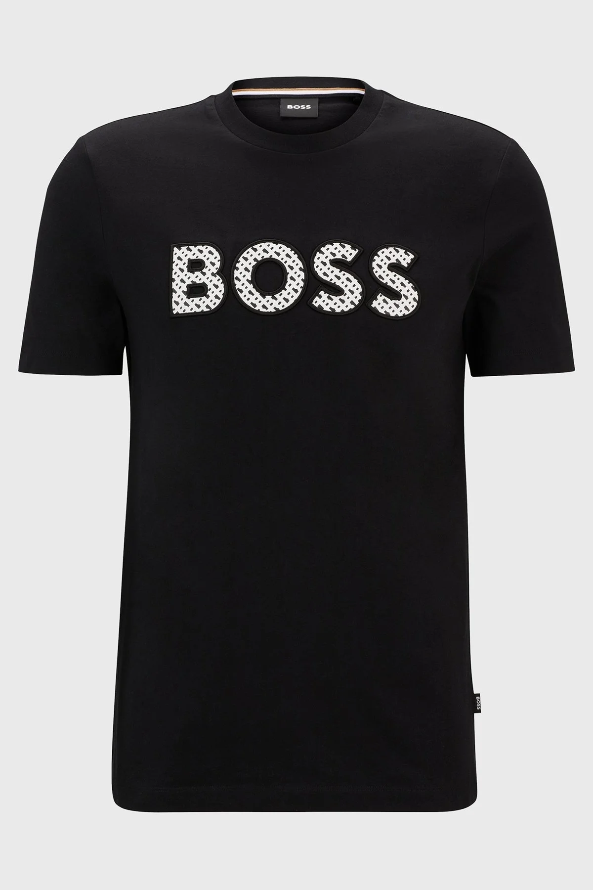 Boss Pamuklu Regular Fit Bisiklet Yaka Erkek T Shirt 50521520 002 SİYAH - 10