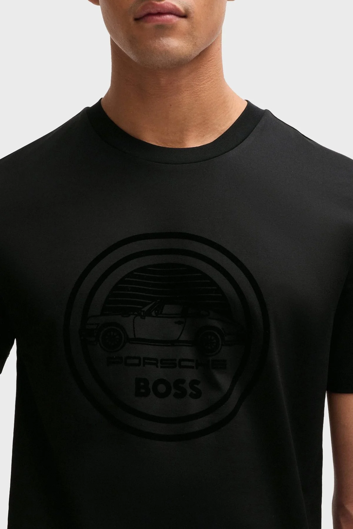 Boss Pamuklu Regular Fit Bisiklet Yaka Erkek T Shirt 50522795 001 SİYAH - 9