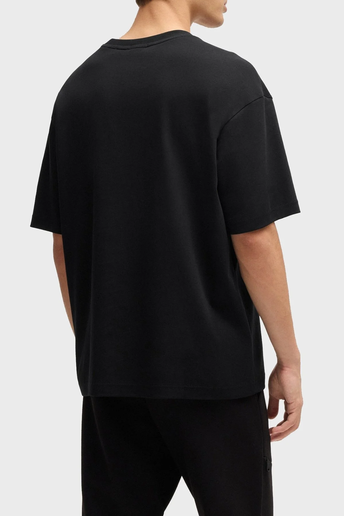 Boss Pamuklu Regular Fit Bisiklet Yaka Erkek T Shirt 50525231 001 SİYAH - 2