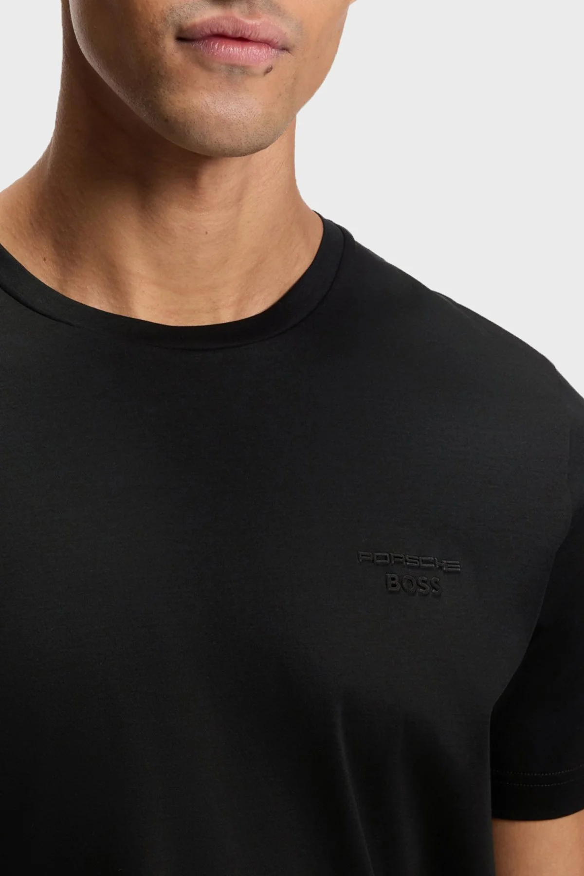 Boss Pamuklu Regular Fit Bisiklet Yaka Erkek T Shirt 50562696 001 SİYAH - 4