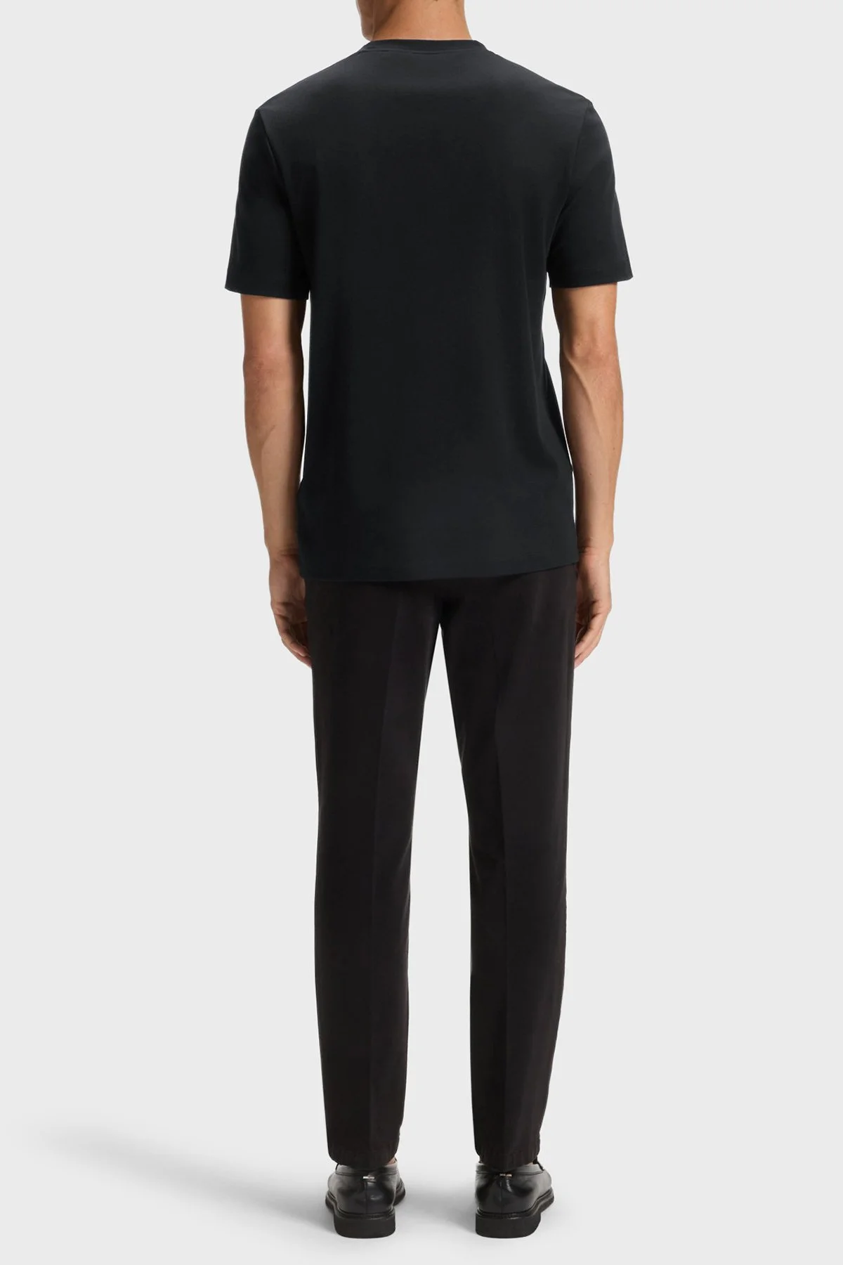 Boss Pamuklu Regular Fit Bisiklet Yaka Logolu Erkek T Shirt 50551902 001 SİYAH - 3