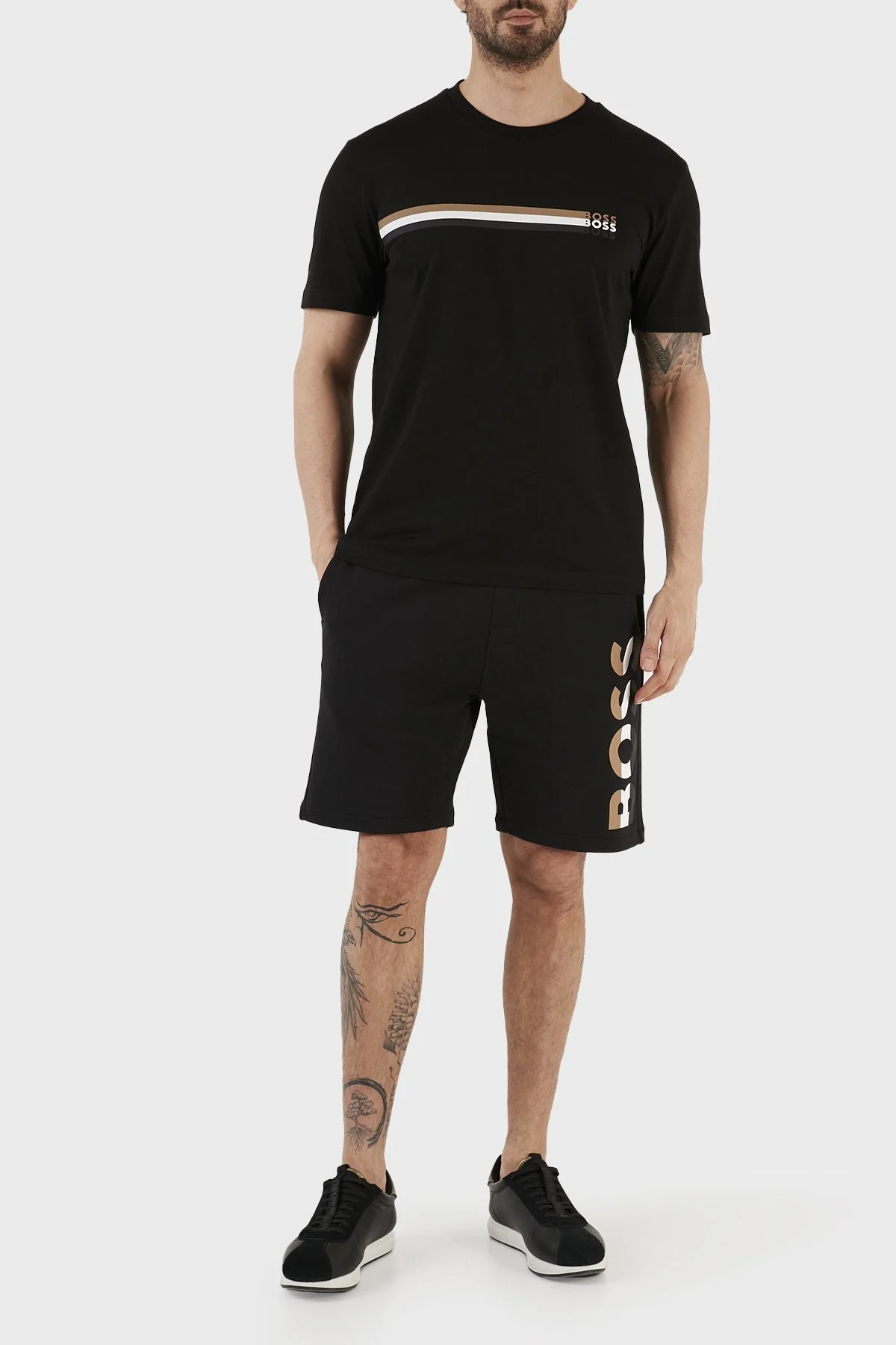 Boss Pamuklu Regular Fit Cepli Erkek Short 50492354 001 SİYAH - 1