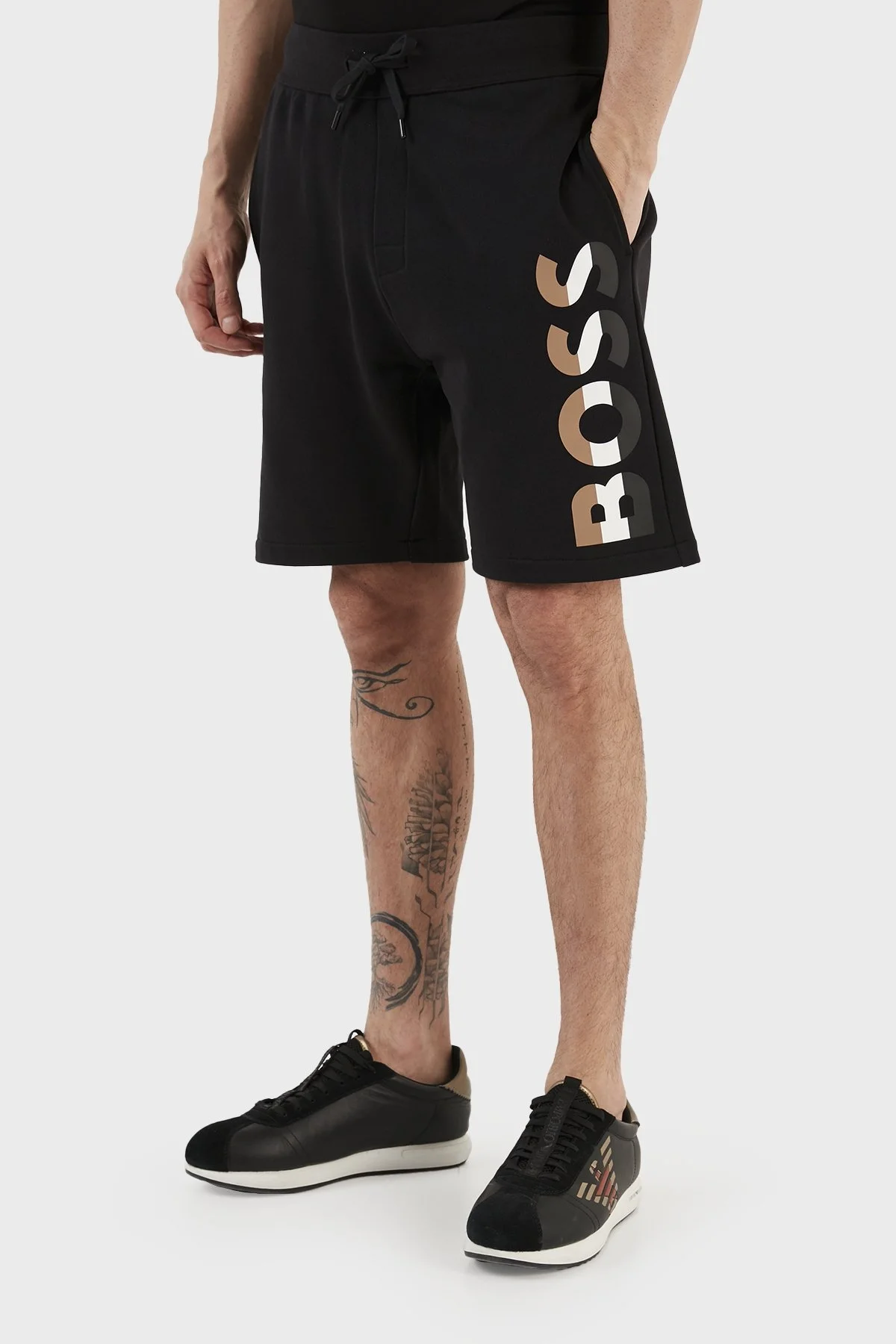 Boss Pamuklu Regular Fit Cepli Erkek Short 50492354 001 SİYAH - 3