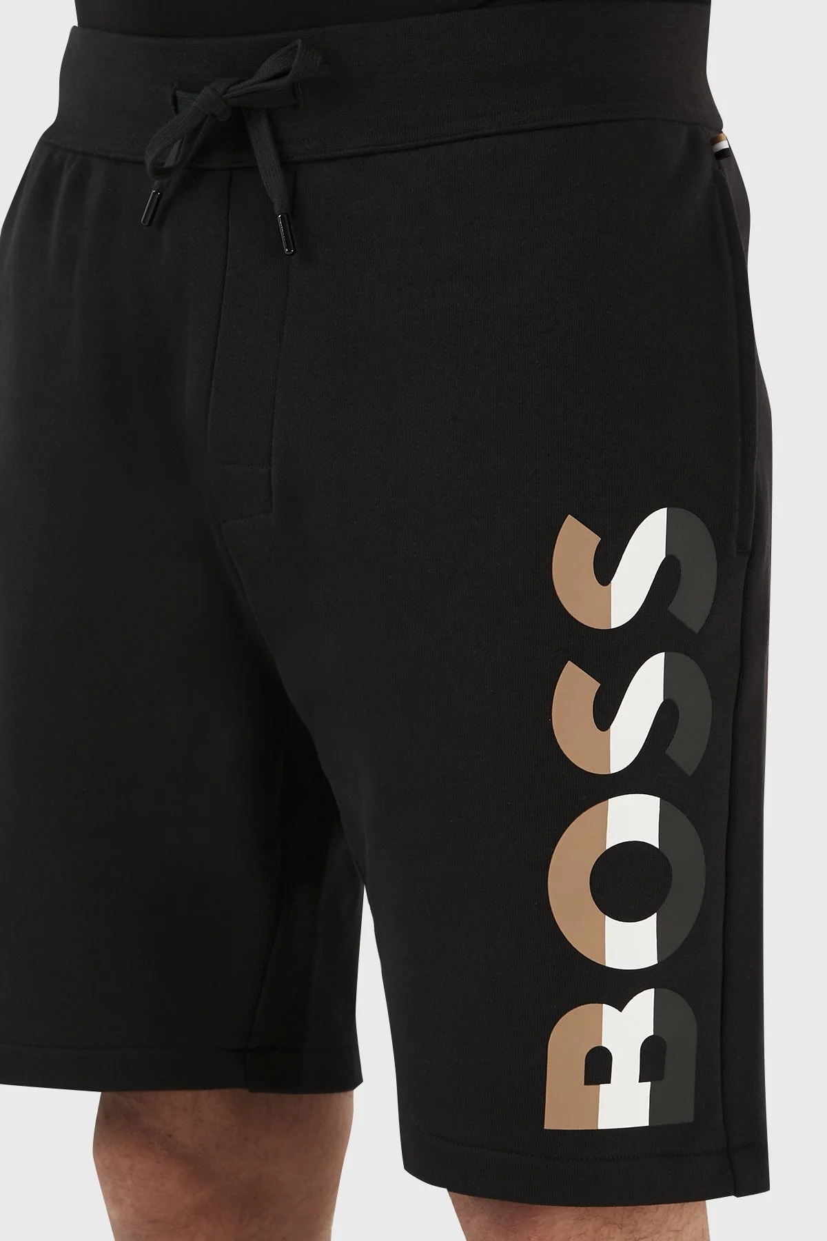 Boss Pamuklu Regular Fit Cepli Erkek Short 50492354 001 SİYAH - 5