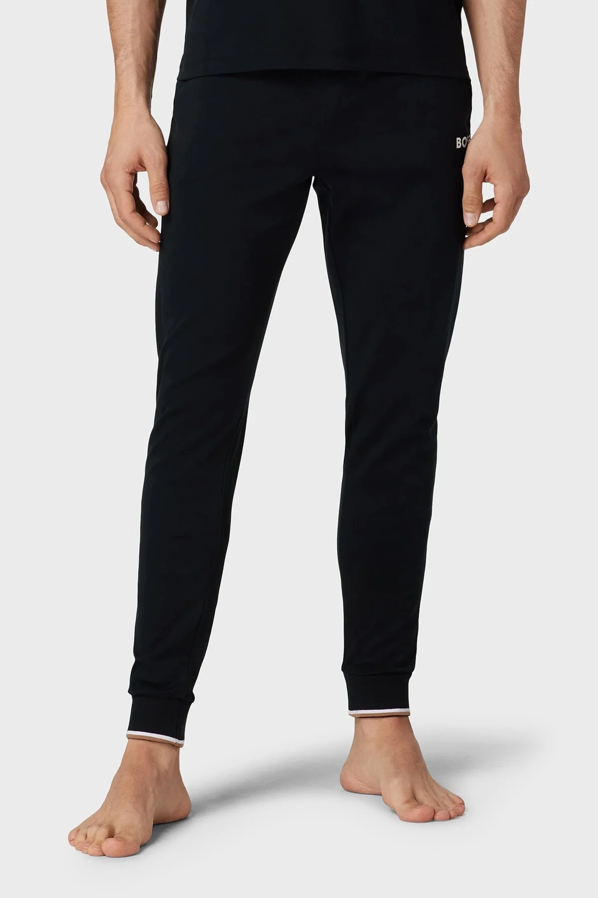Boss Pamuklu Regular Fit Cepli Jogger Spor Erkek Pantolon 50496107 001 SİYAH - 1